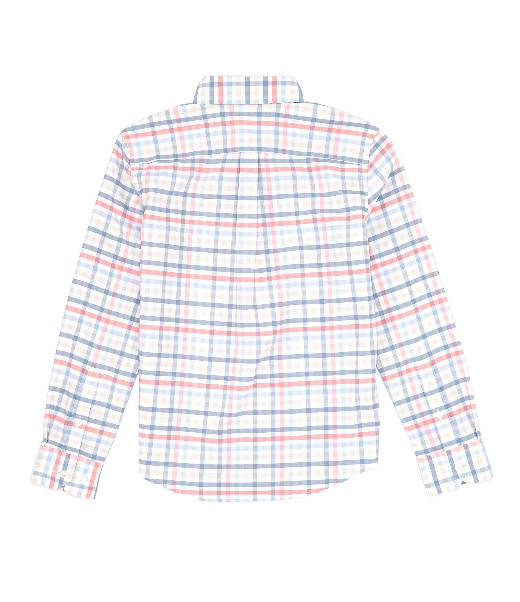 Southern Tide Little/Big Boys 4-16 Long Sleeve Coastal Passage Pelham Plaid Intercoastal Sport Shirt