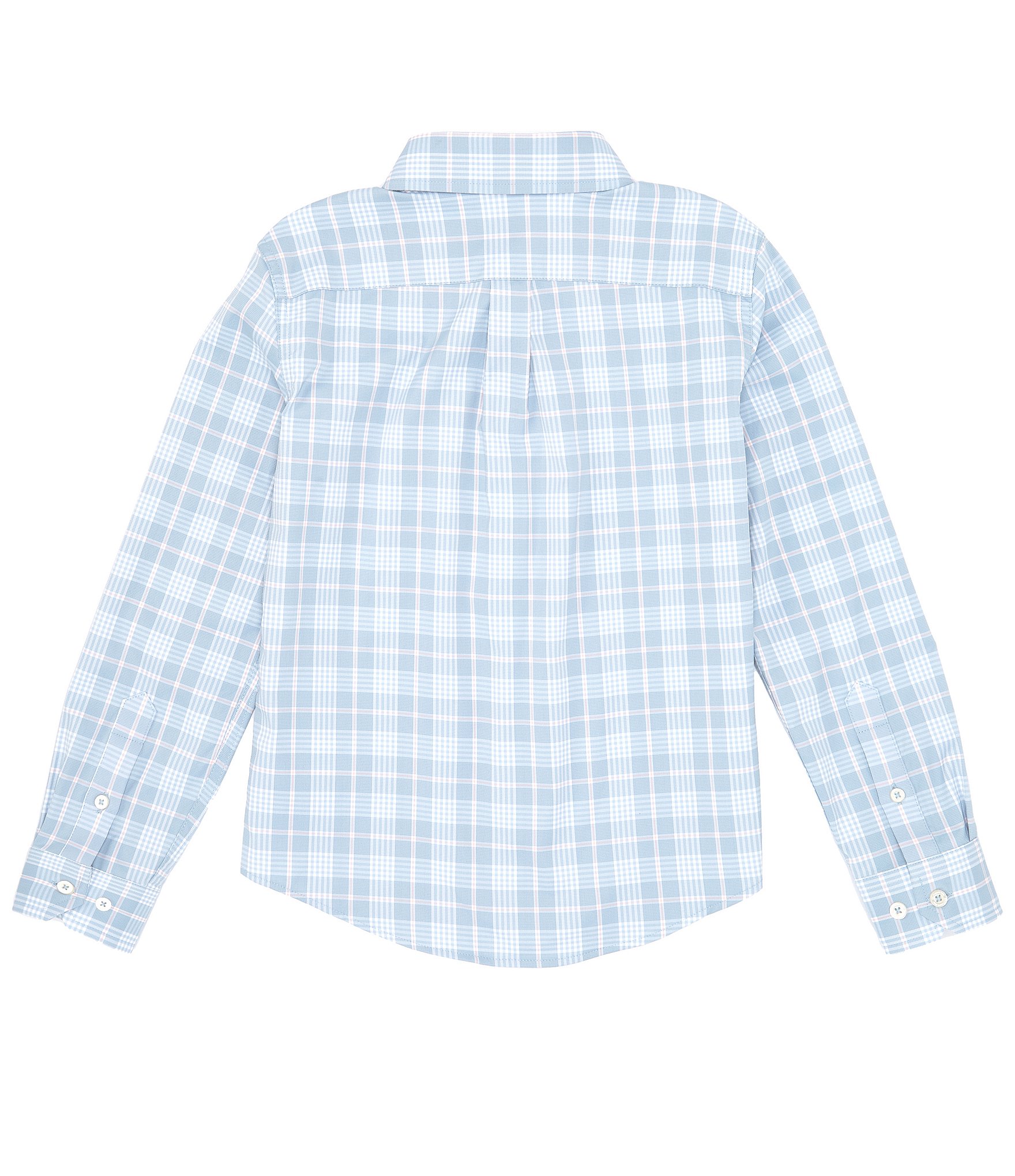 Southern Tide Little/Big Boys 4-16 Long Sleeve Primrose Plaid Intercoastal Sport Shirt