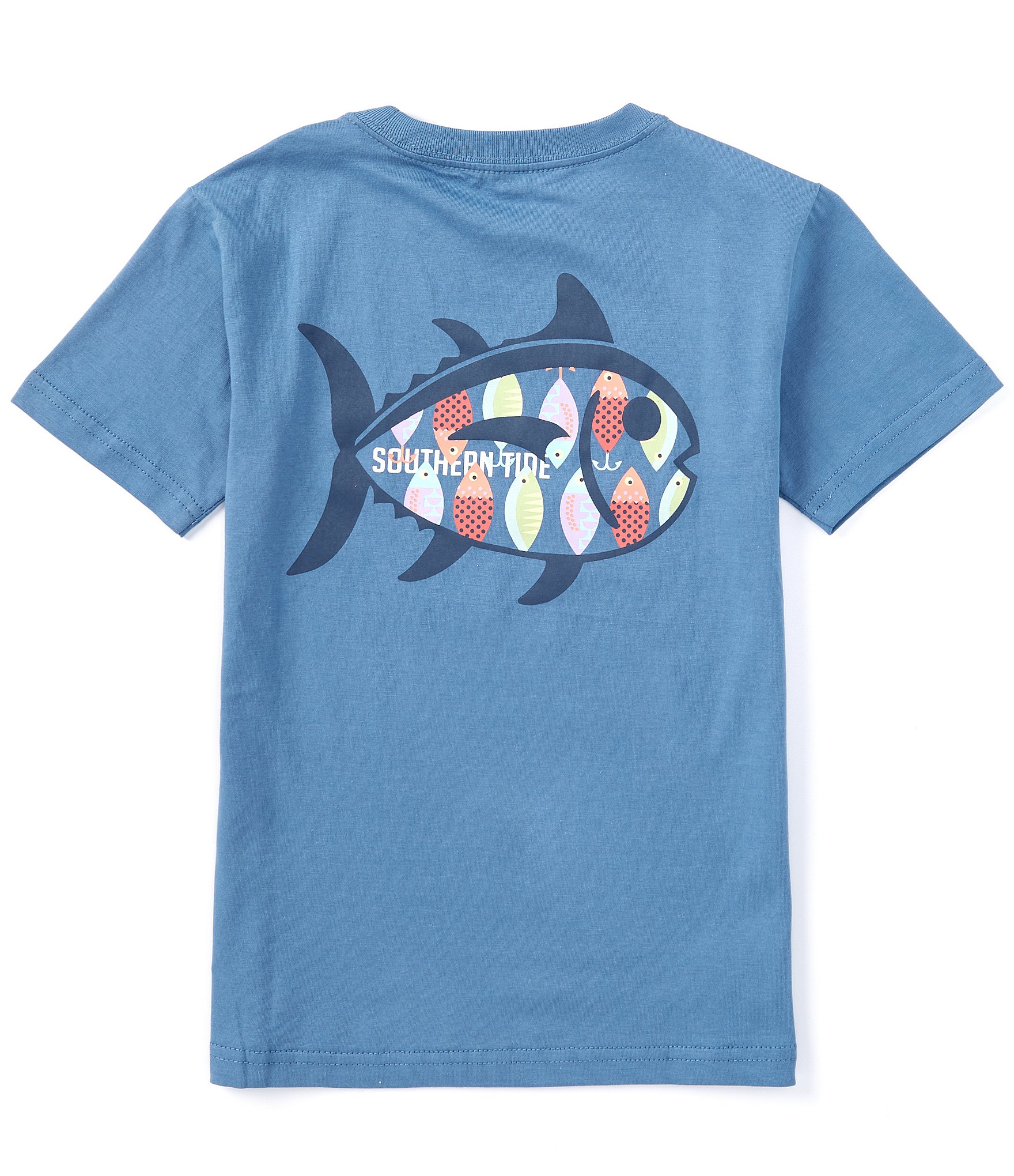 Fishing T-Shirt. California Fish Tee by Worn Free. Small / White / Kids