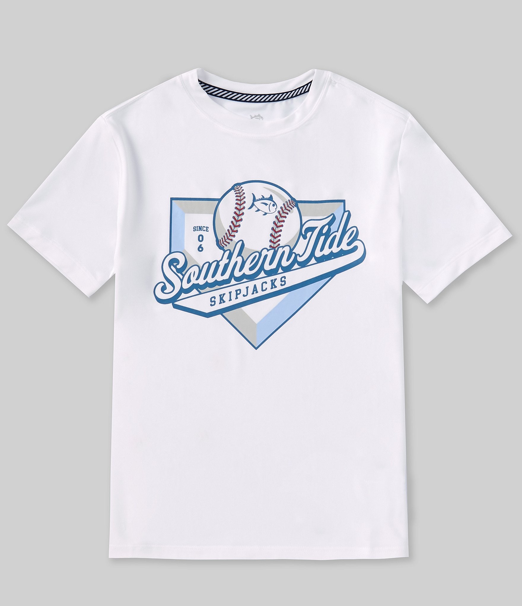 Southern Tide Little/Big Boys 4-16 Short Sleeve SkipJacks Front Graphic Performance T-Shirt