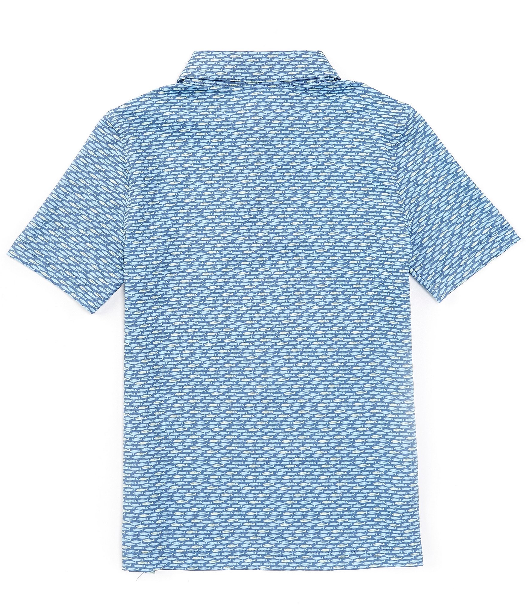 Southern Tide Little/Big Boys 4-16 Youth Driver Casual Water Print Performance Polo