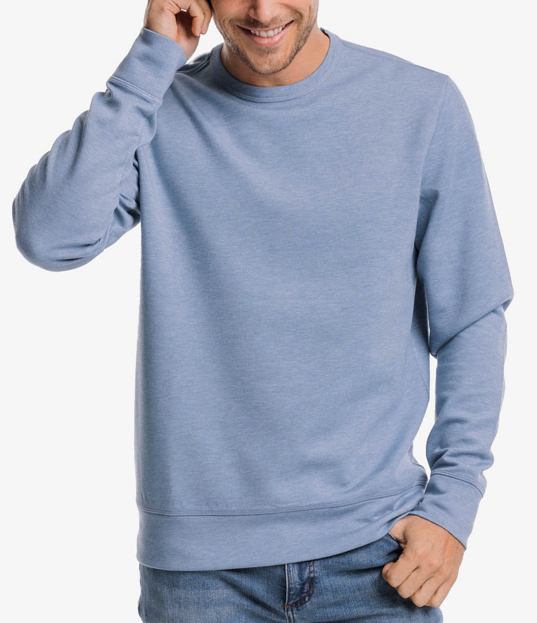 Southern Tide Lockley Heather Interlock Crew Sweatshirt | Dillard's