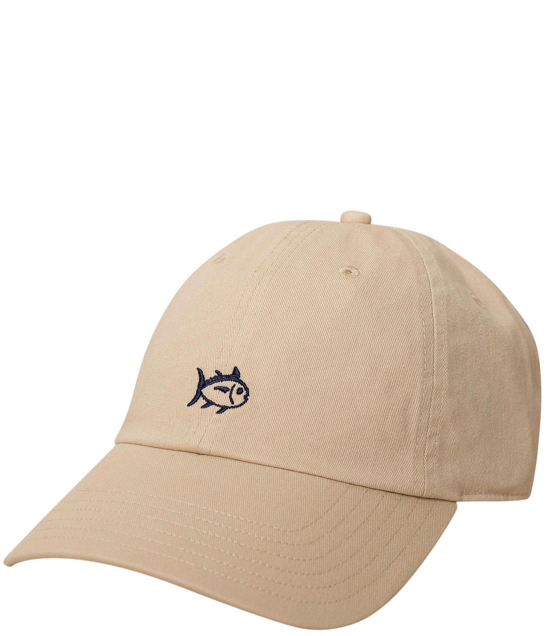 Southern Tide Outline Skipjack Leather Strap Hat