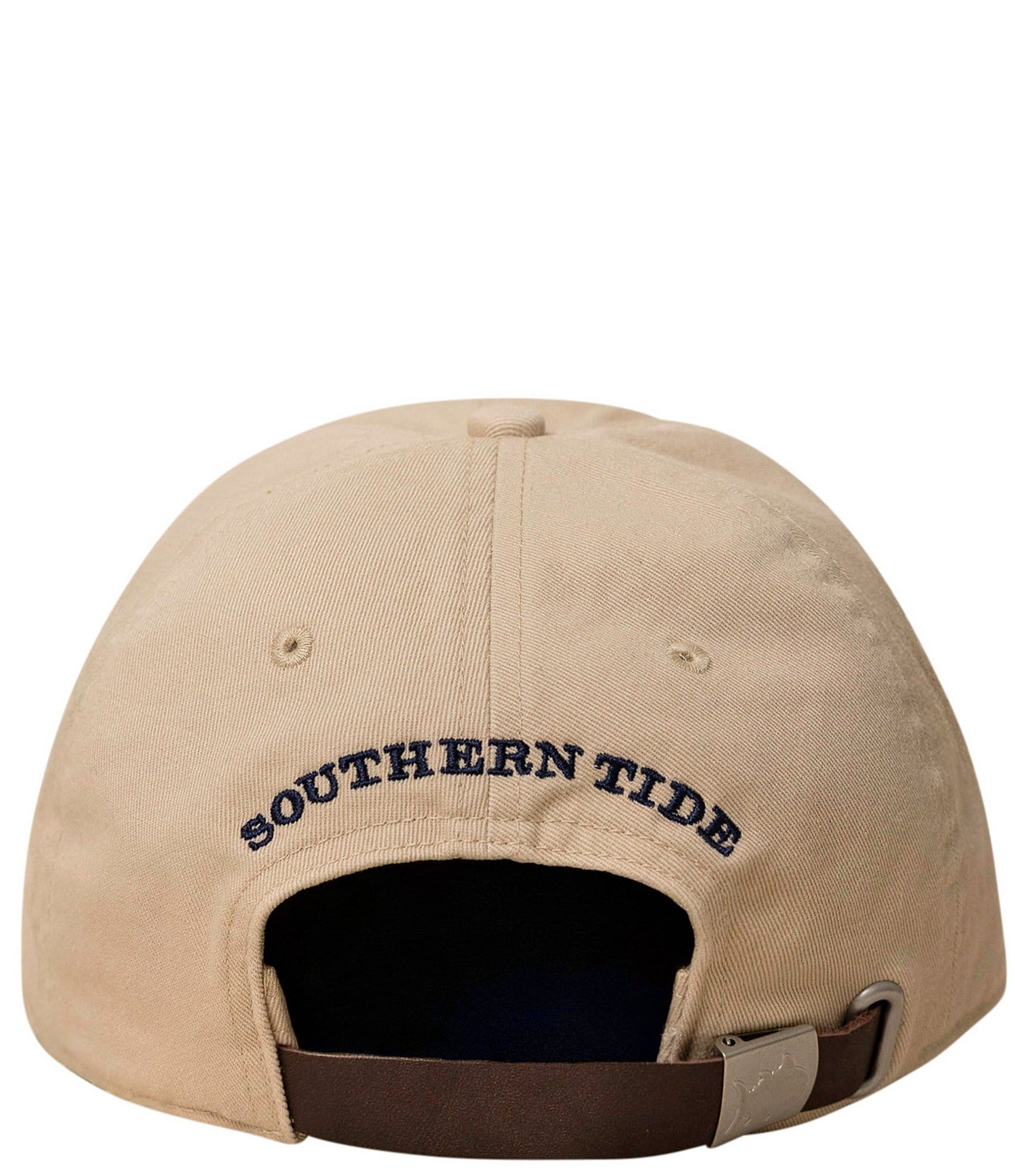 Southern Tide Outline Skipjack Leather Strap Hat