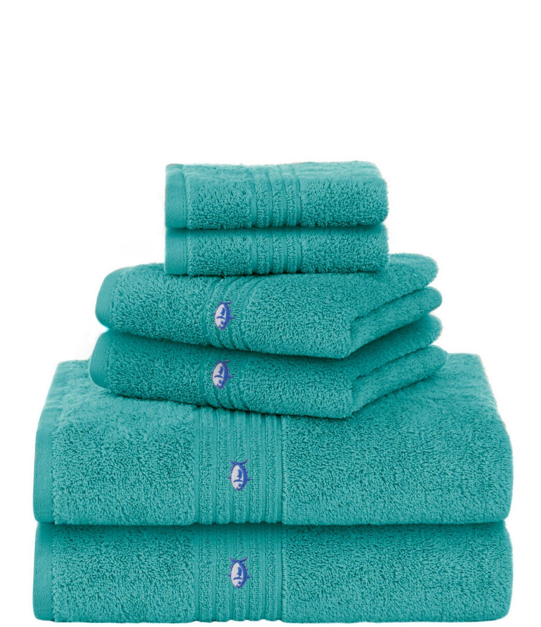 Eddie Bauer Denali Solid Antibacterial Jadeite 6 Piece Towel Set 