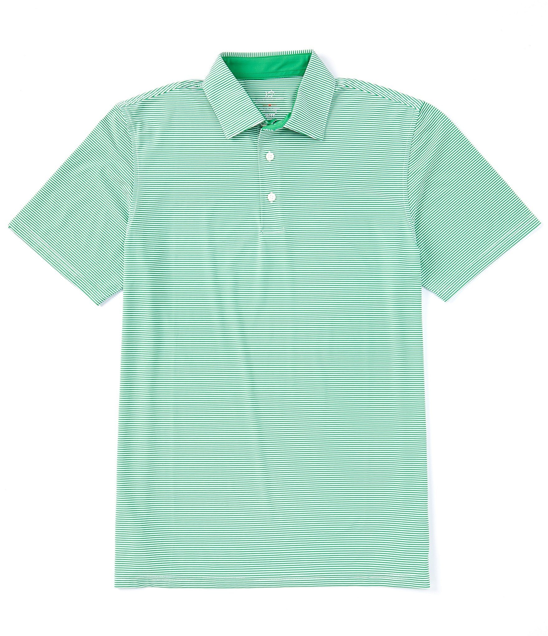 Southern Tide Performance Stretch Brrr°-eeze Meadowbrook Stripe Short Sleeve Polo Shirt