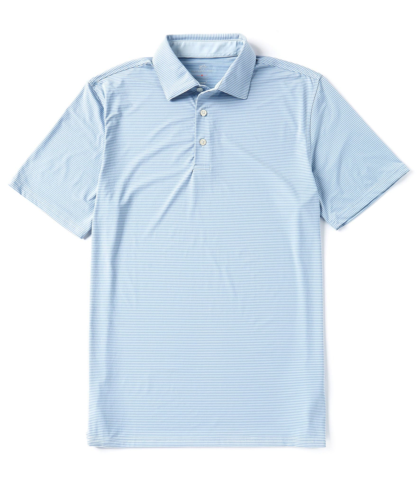 Southern Tide Performance Stretch Brrr°-eeze Meadowbrook Stripe Short Sleeve Polo Shirt