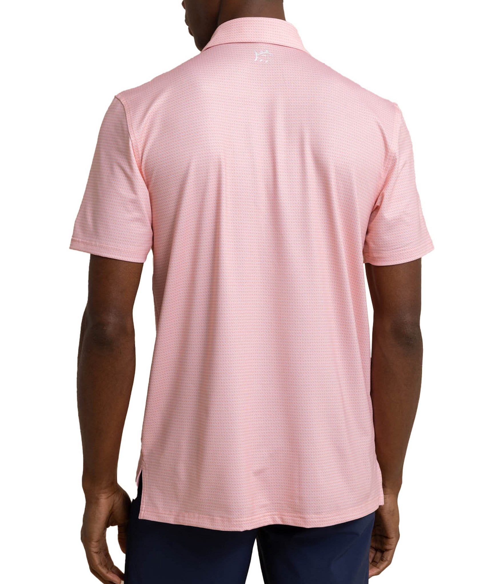 Southern Tide Performance Stretch Driver Getting Ziggy With It Short Sleeve Polo Shirt