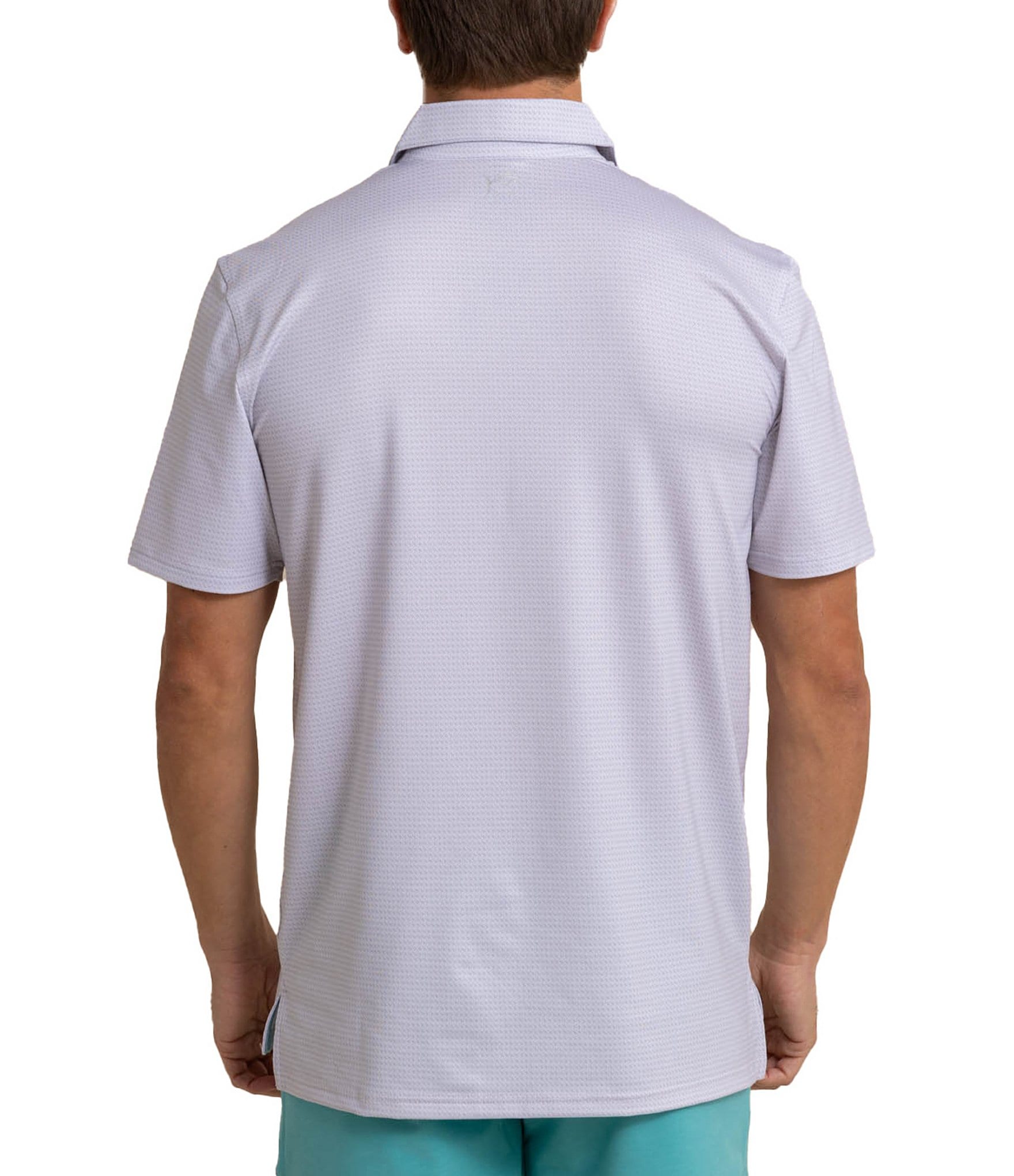 Southern Tide Performance Stretch Driver Getting Ziggy With It Short Sleeve Polo Shirt