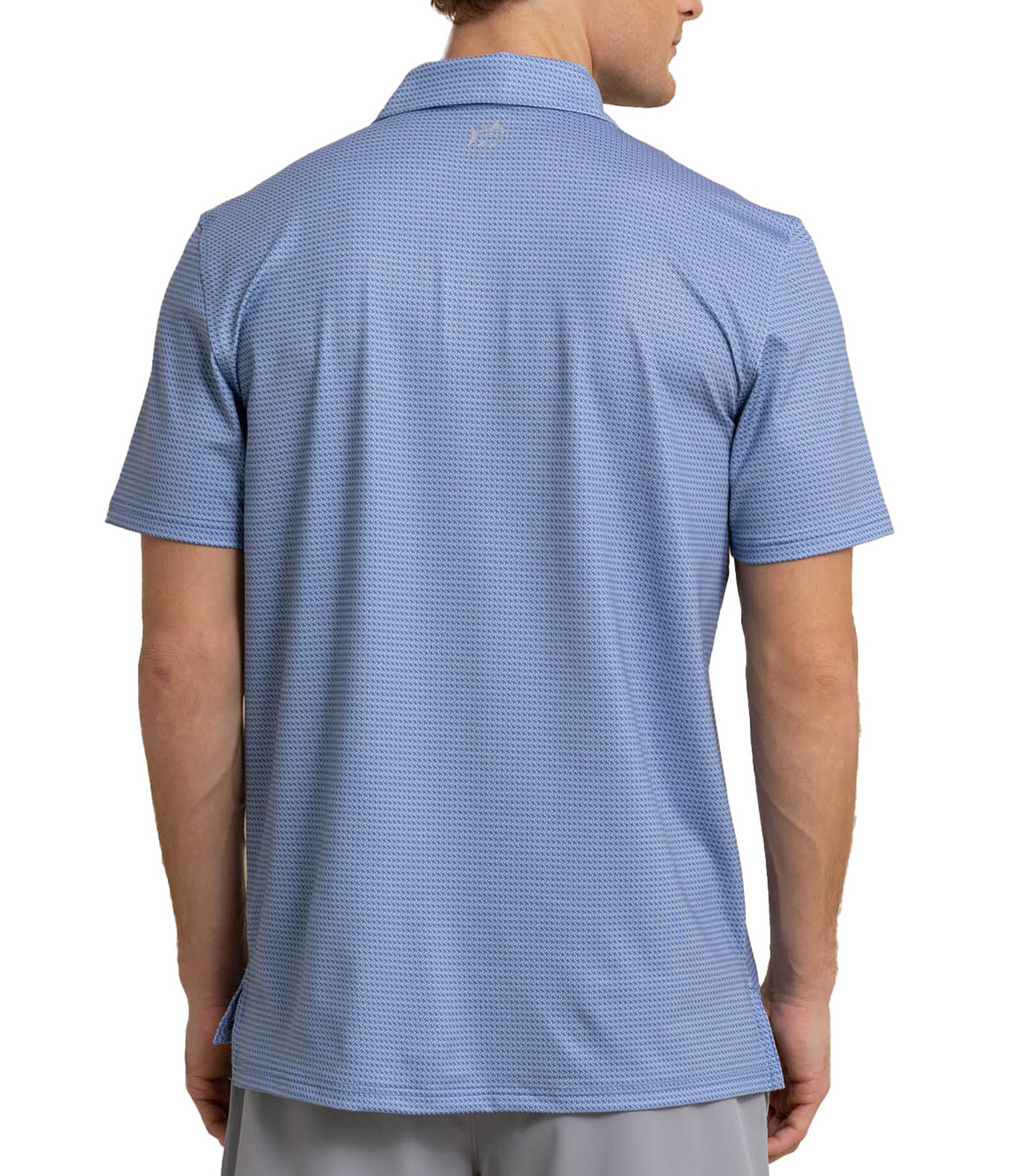 Southern Tide Performance Stretch Driver Getting Ziggy With It Short Sleeve Polo Shirt