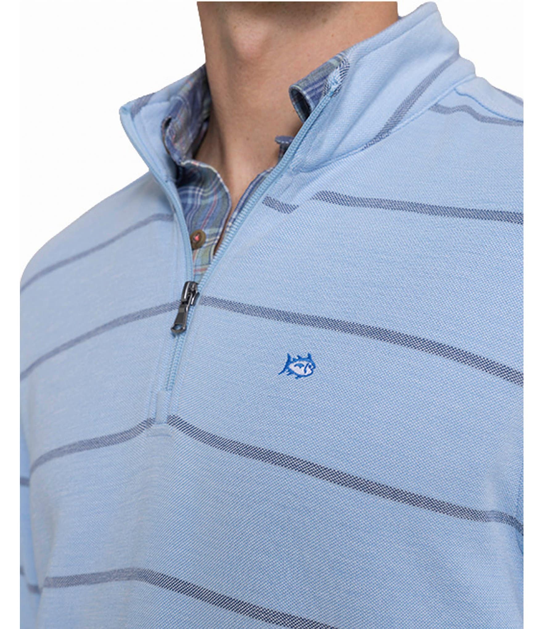 Southern Tide Sandy Cove Pique Quarter-Zip Pullover
