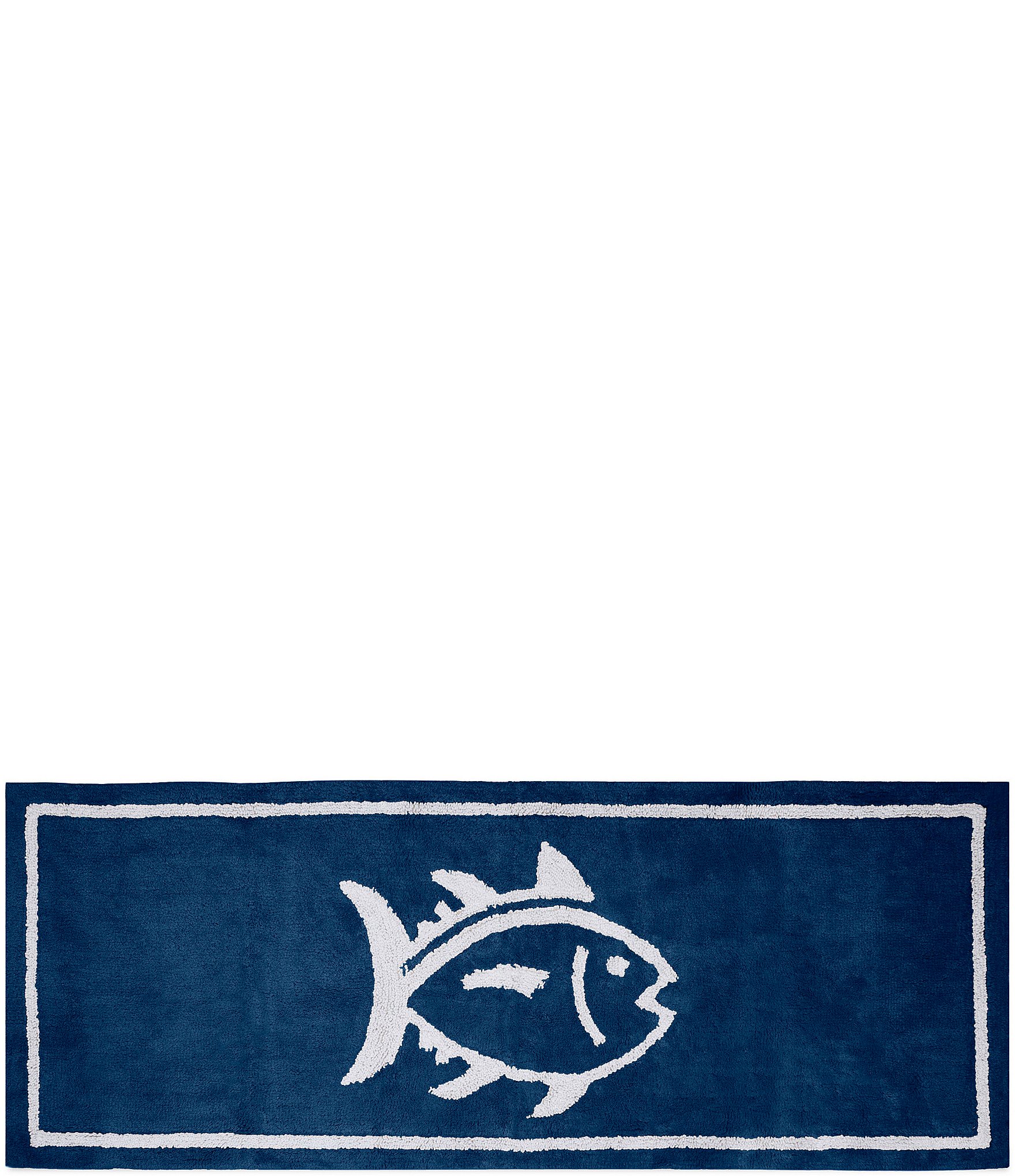 Southern Tide Skipjack Cotton Bath Runner Rug