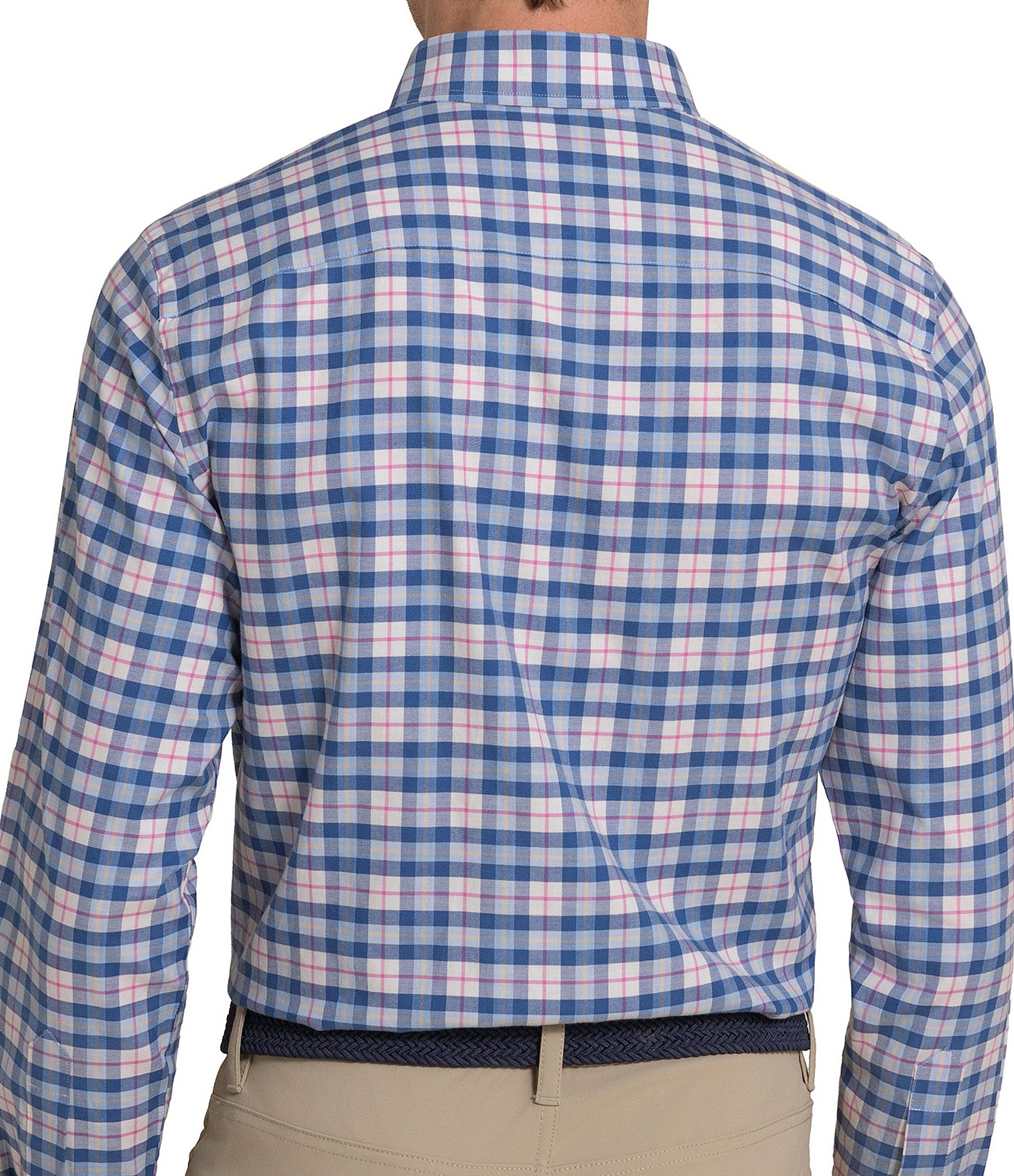 Southern Tide Skipjack Plaid Long Sleeve Woven Shirt