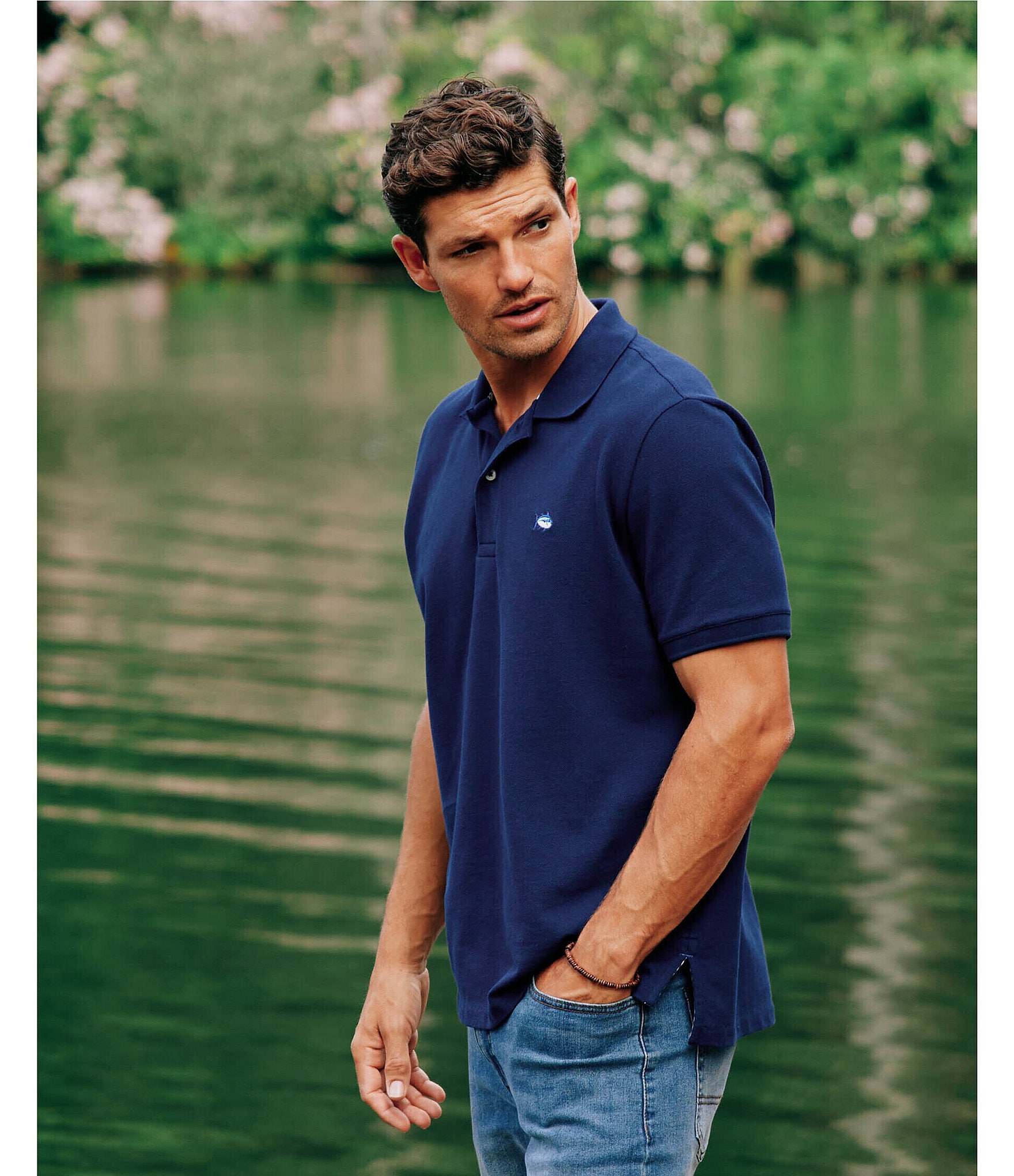 Southern Tide Skipjack Short Sleeve Polo Shirt