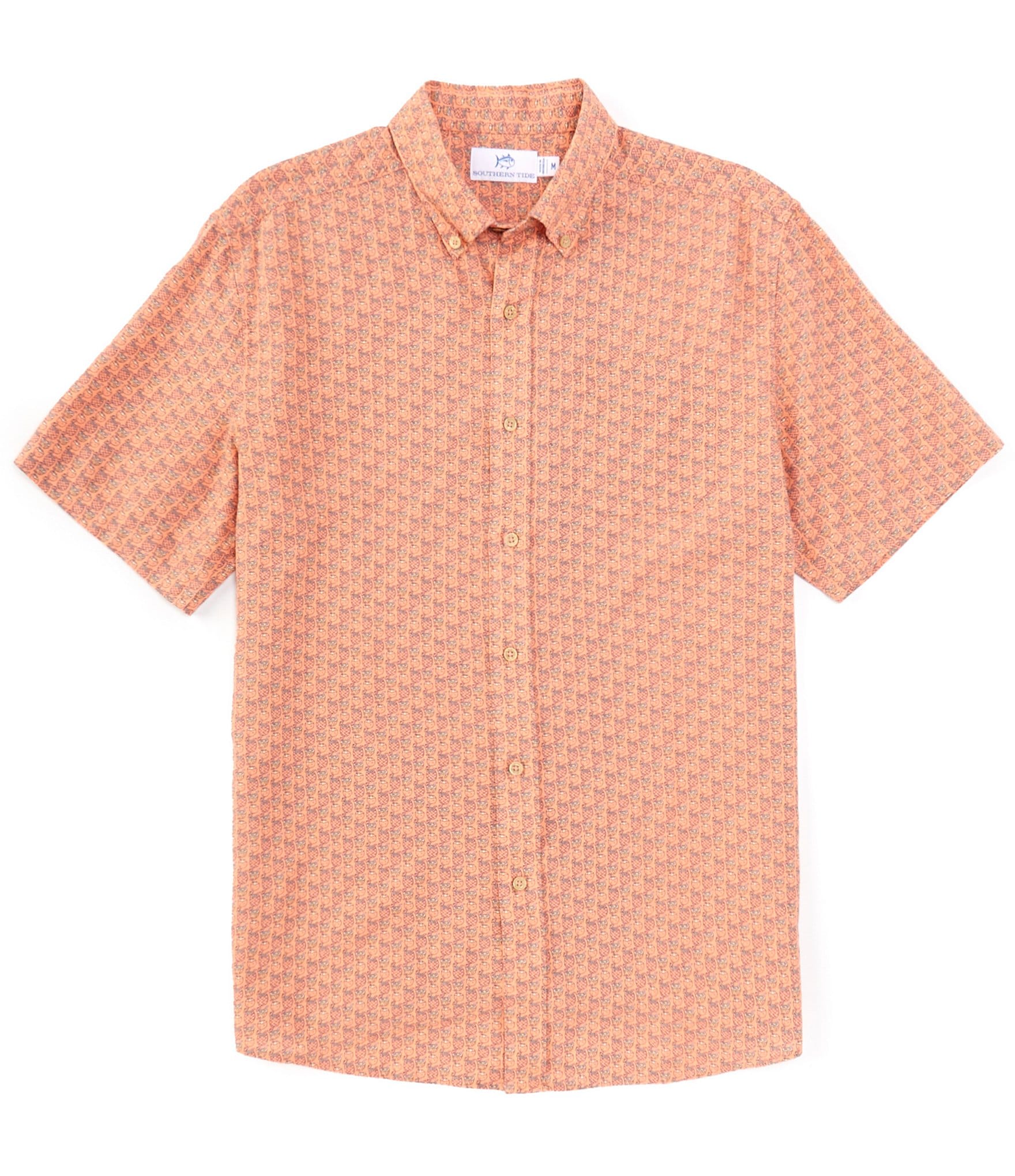 Southern Tide Vacation Views Short Sleeve Woven Shirt