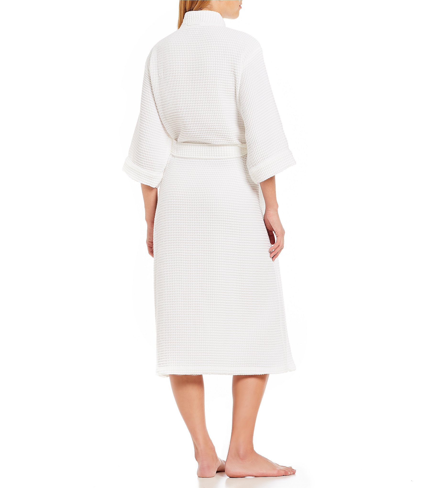 Spa Essentials by Sleep Sense Waffle Knit Cozy Wrap Robe