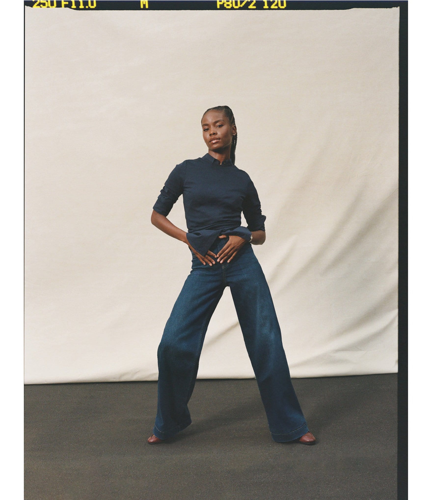 Spanx 2.0 Stretch Pull On Wide Leg Jeans