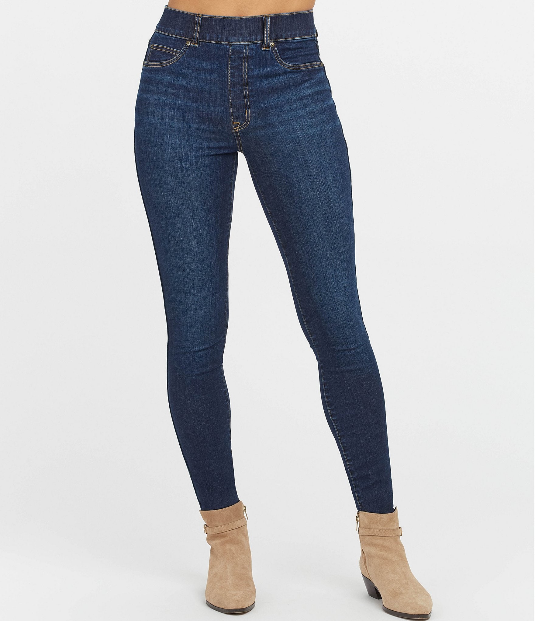 Spanx Ankle Length Skinny Jeans | Dillard's