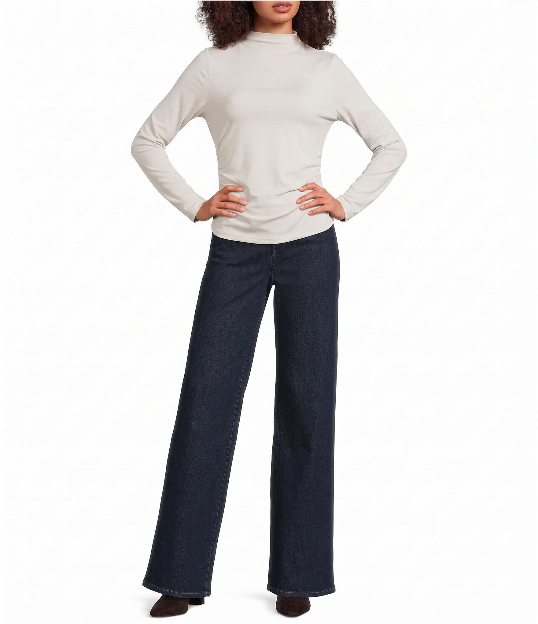 Spanx Denim Wide Leg Pants