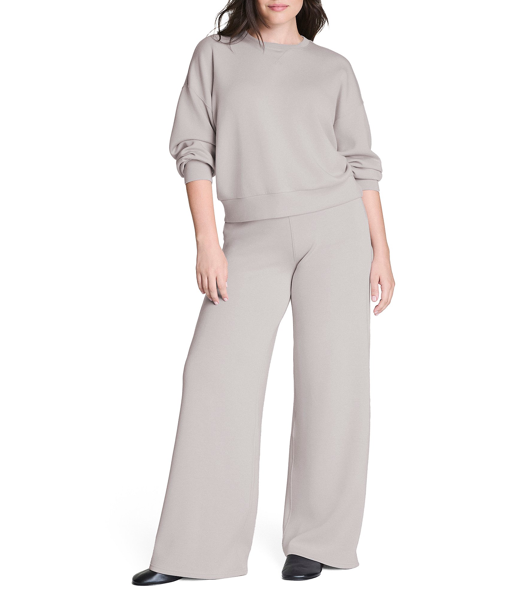 Spanx AirEssentials Wide Leg Pull On Drawstring Coordinating Pants