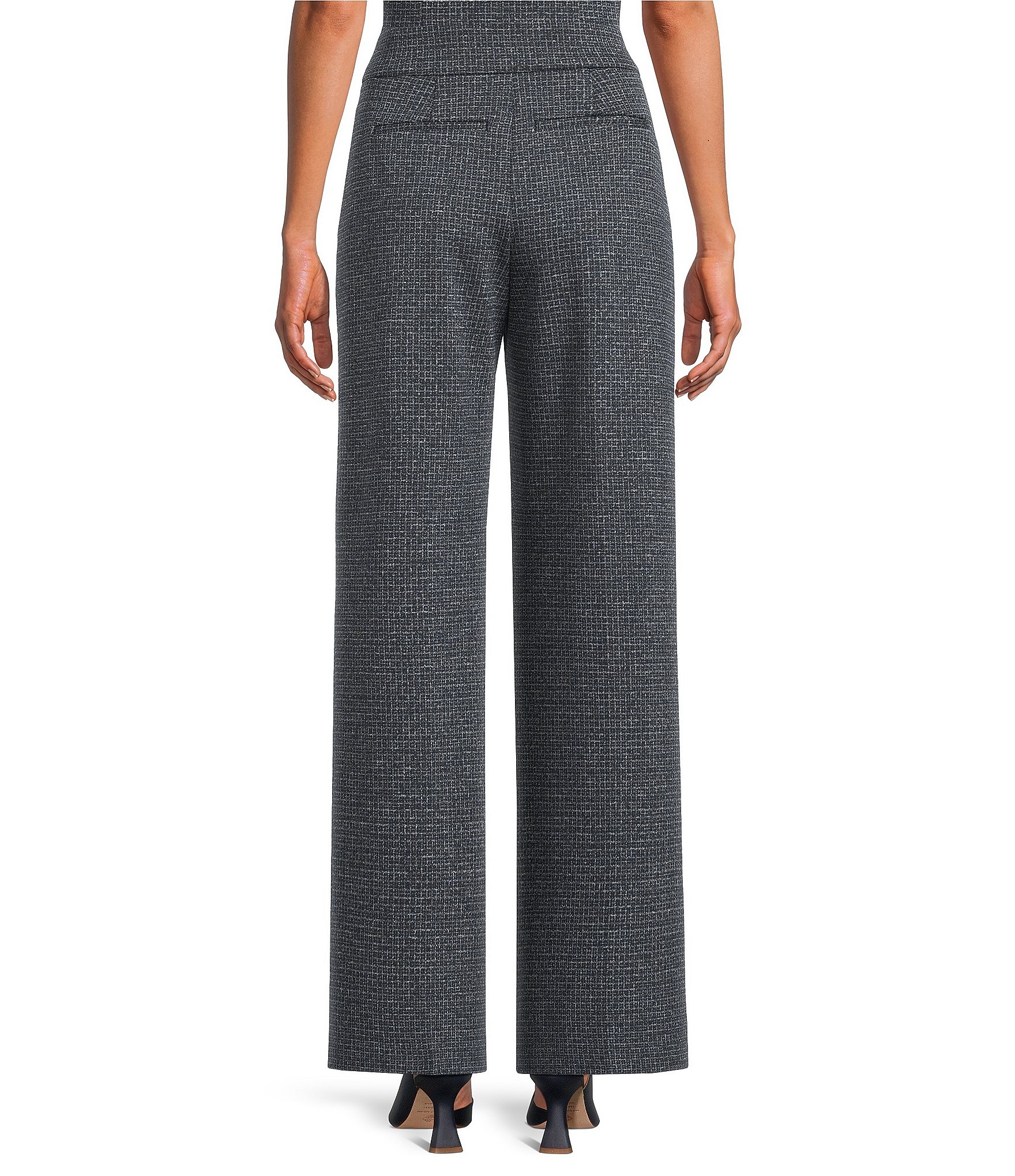 Spanx Ponte Jacquard Wide Leg Coordinating Pants