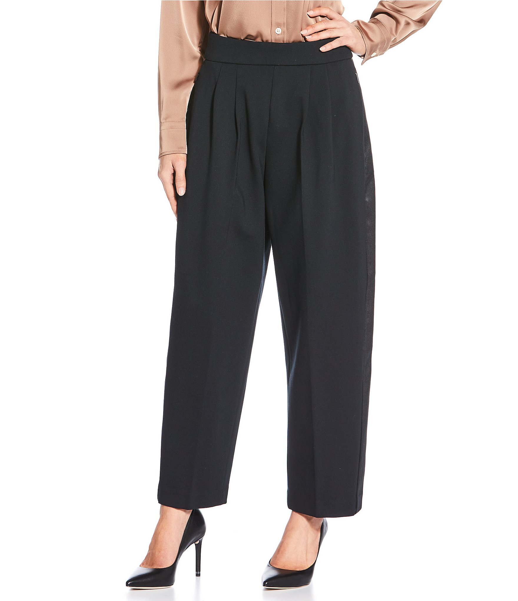 spanx black dress pants Spanx: On the Move Slim Pant in Very Black