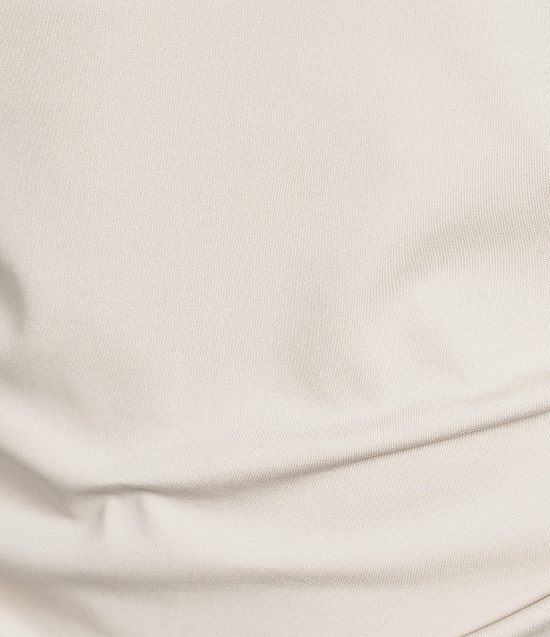 Spanx SPANXsmooth® Jersey Mock Neck Long Sleeve Ruched Top