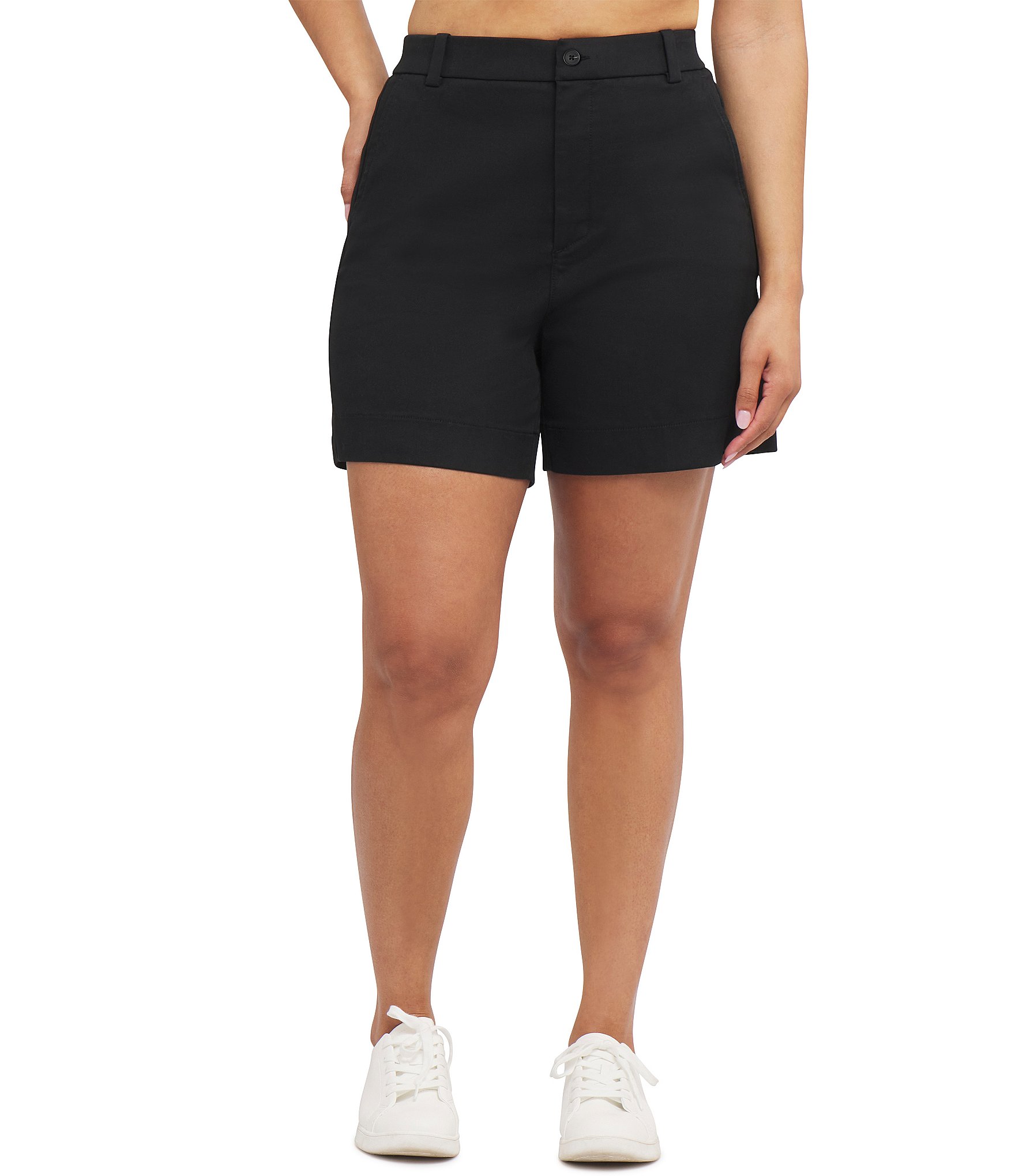 chinese dress ladies Black Women's High Waisted Pleated Dress Shorts for Business and Casua –  Lookbook Store