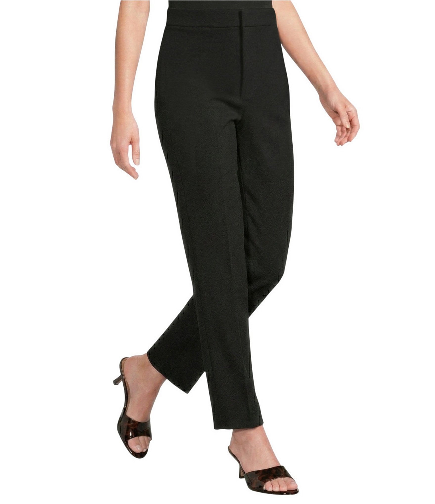 spanx black dress pants Spanx On the Move Tapered Pant-Very Black – Adelaide's Boutique main image 0