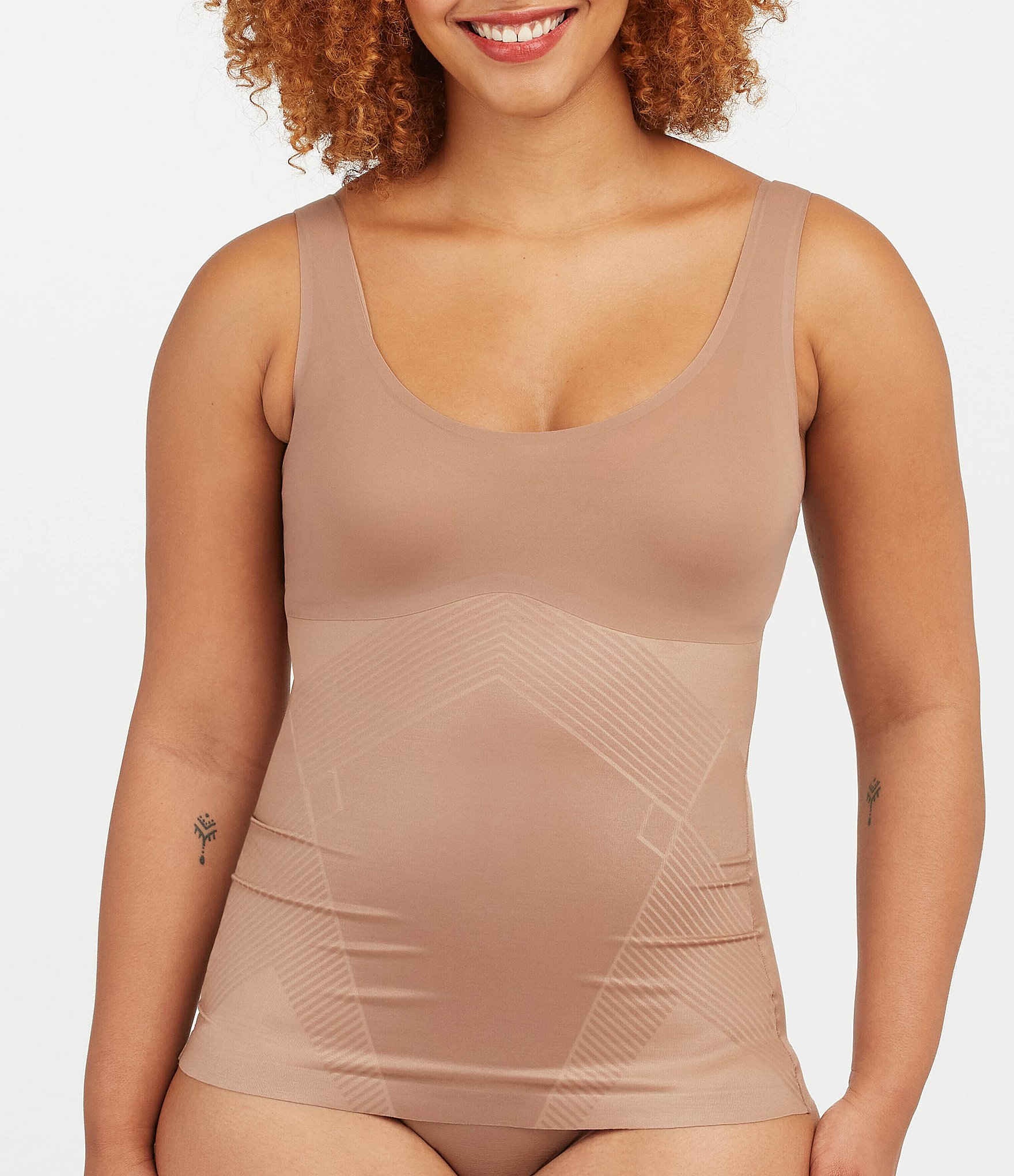 Spanx Thinstincts 2.0 Lightweight Flat Neck Tummy Shaping Tank