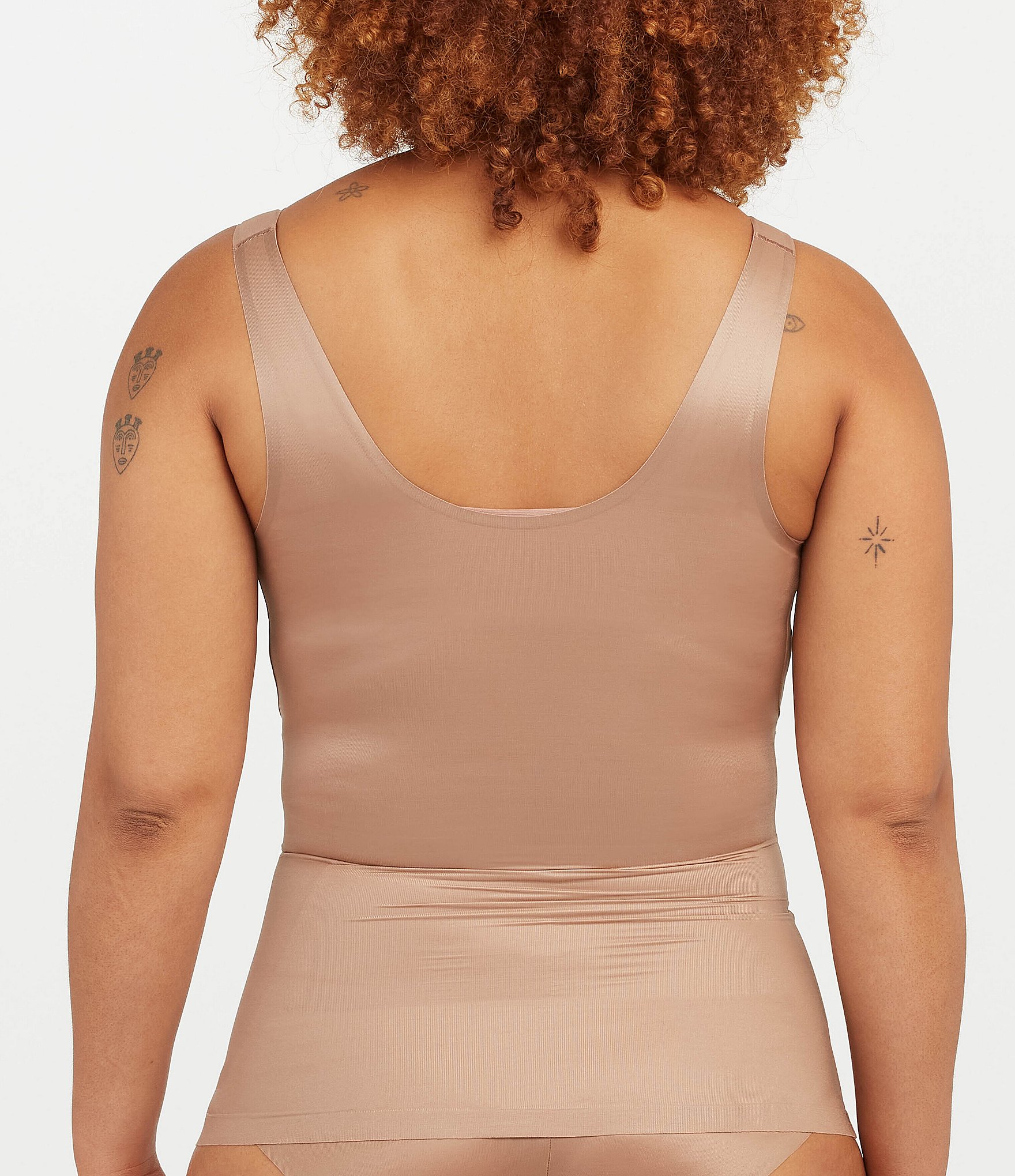 Spanx Thinstincts 2.0 Lightweight Flat Neck Tummy Shaping Tank