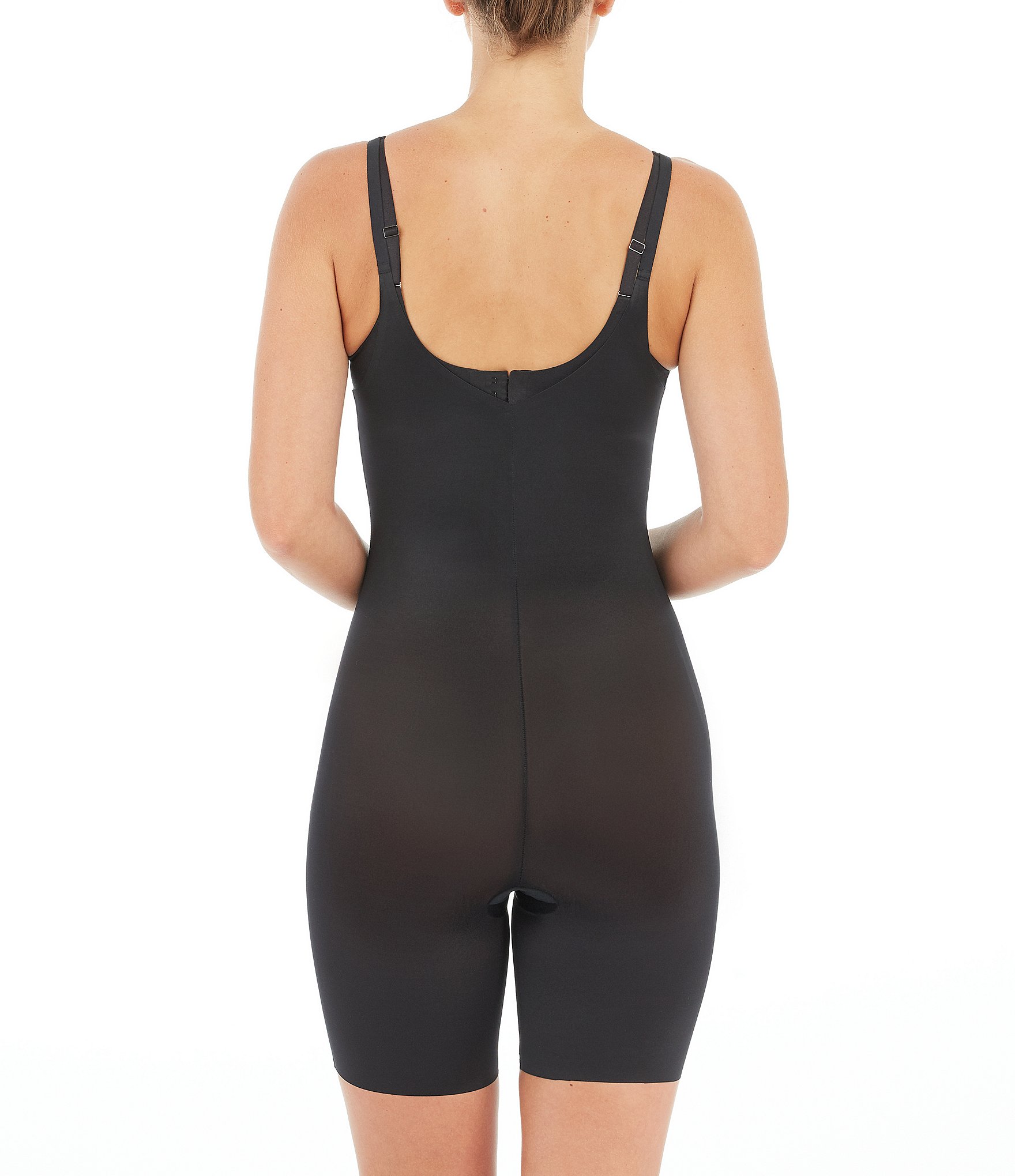 Spanx Thinstincts 2.0 Open-Bust Mid-Thigh Bodysuit