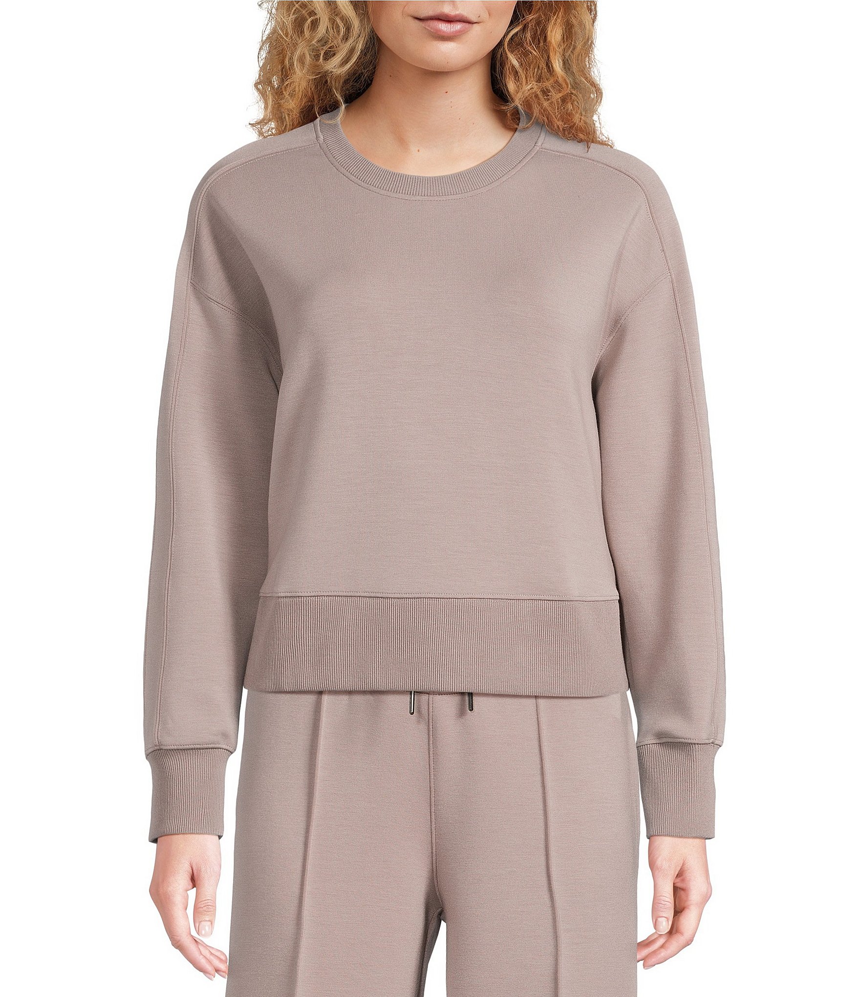 Spanx AirEssentials® Luxe Coordinating Long Sleeve Knit Crewneck Sweatshirt