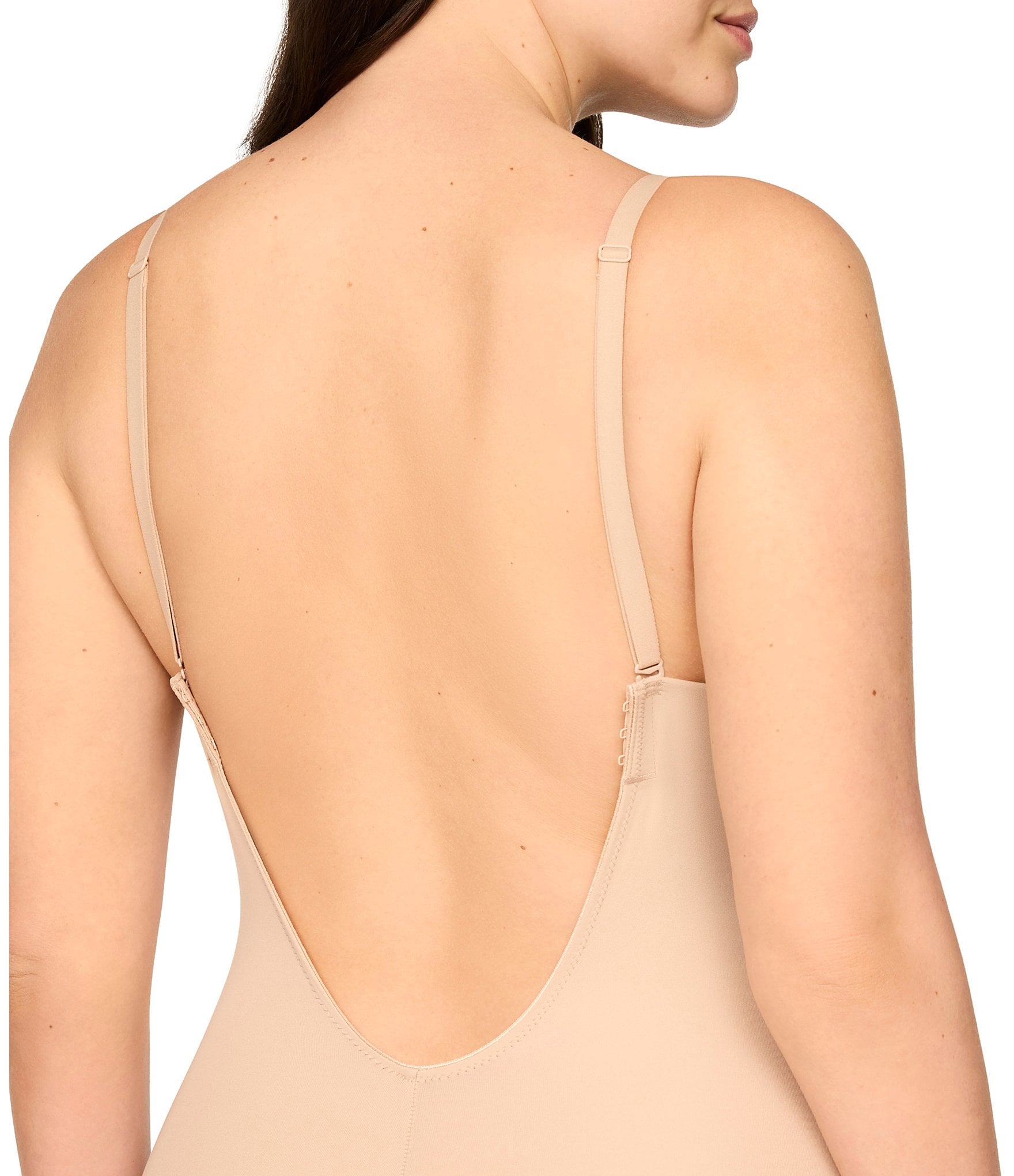 SPANXshape® Plus Suit Your Fancy Plunge Low-Back Mid-Thigh Bodysuit