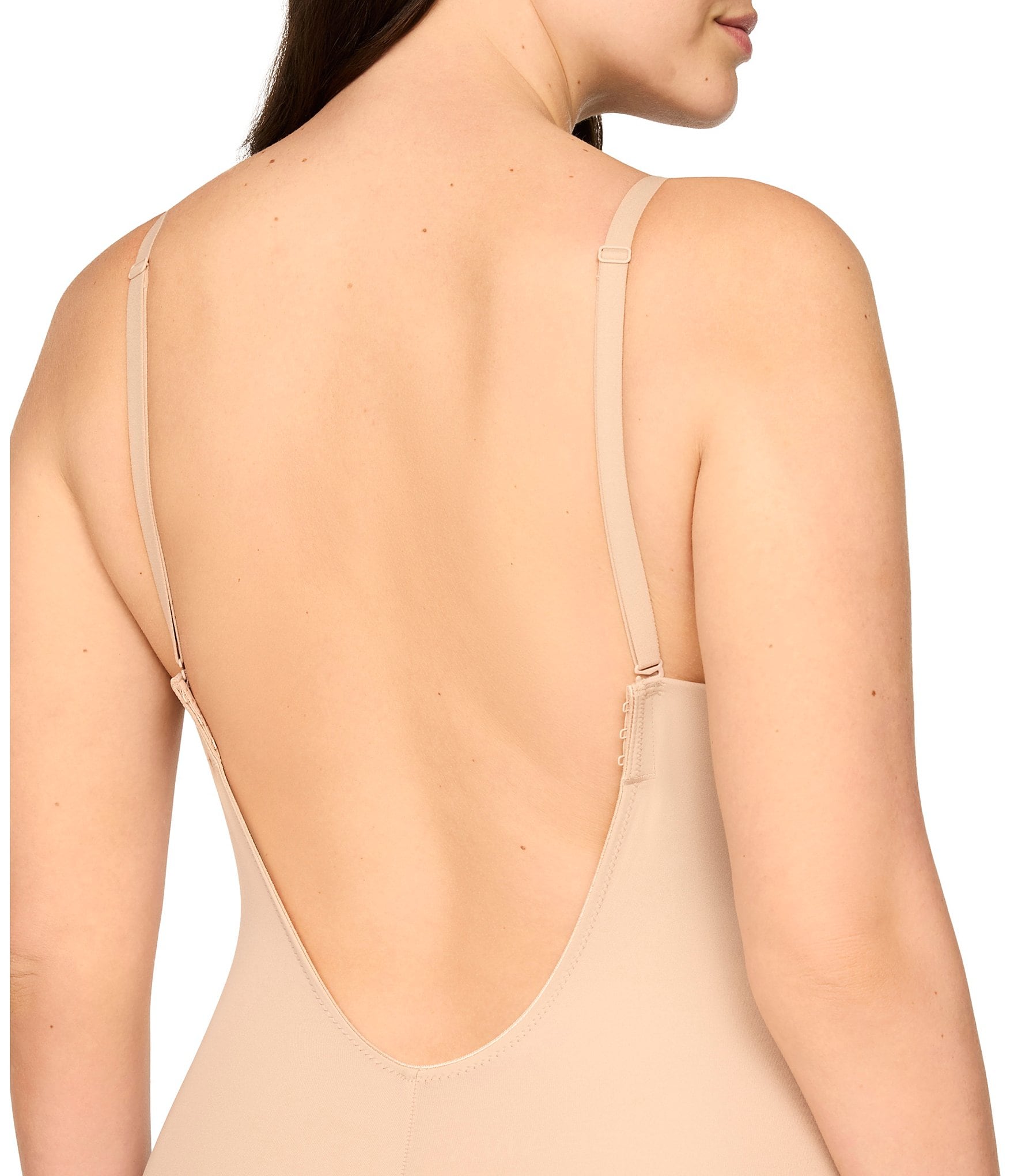 SPANXshape® Suit Your Fancy Plunge Low-Back Mid-Thigh Bodysuit