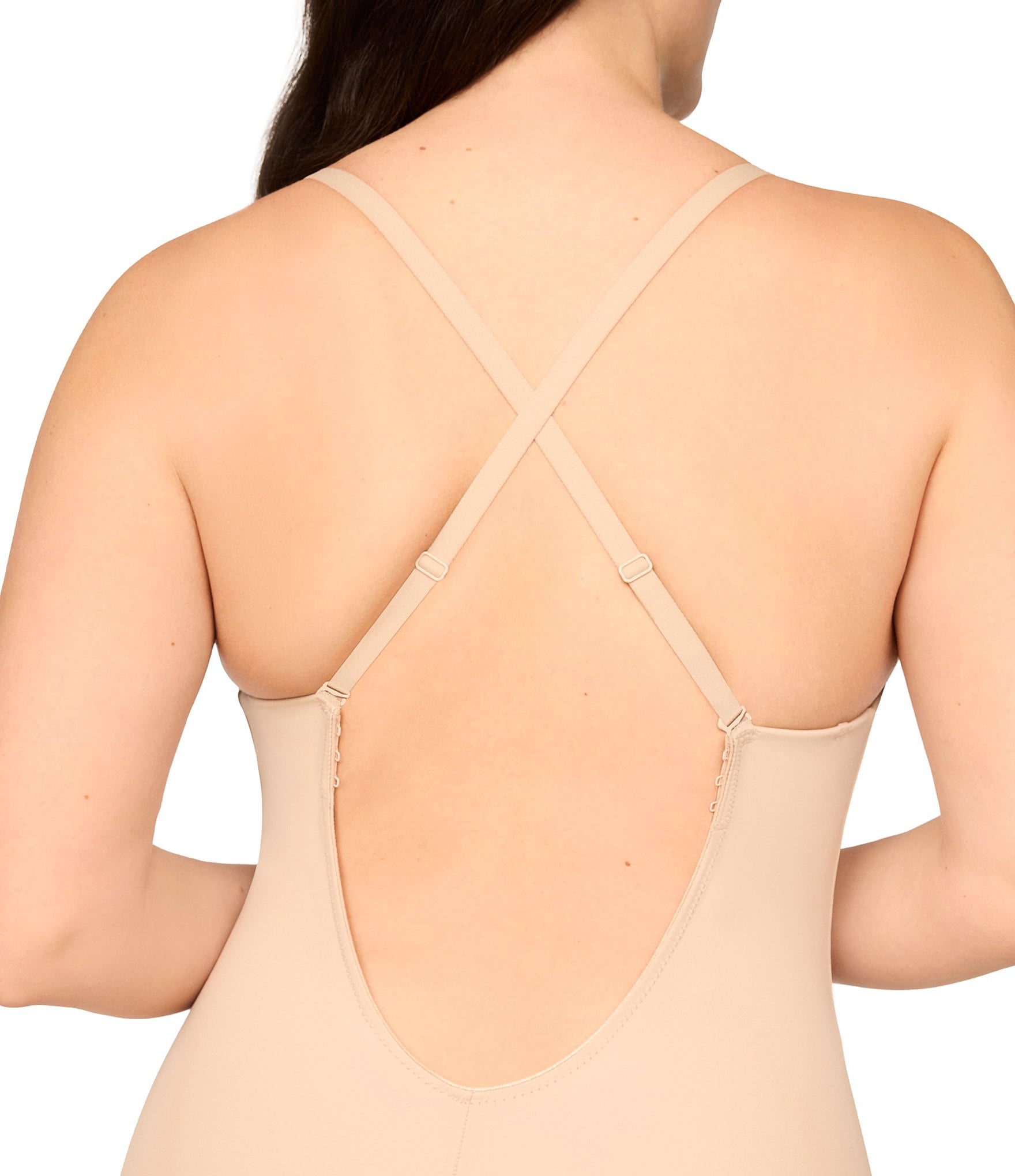 SPANXshape® Suit Your Fancy Plunge Low-Back Mid-Thigh Bodysuit