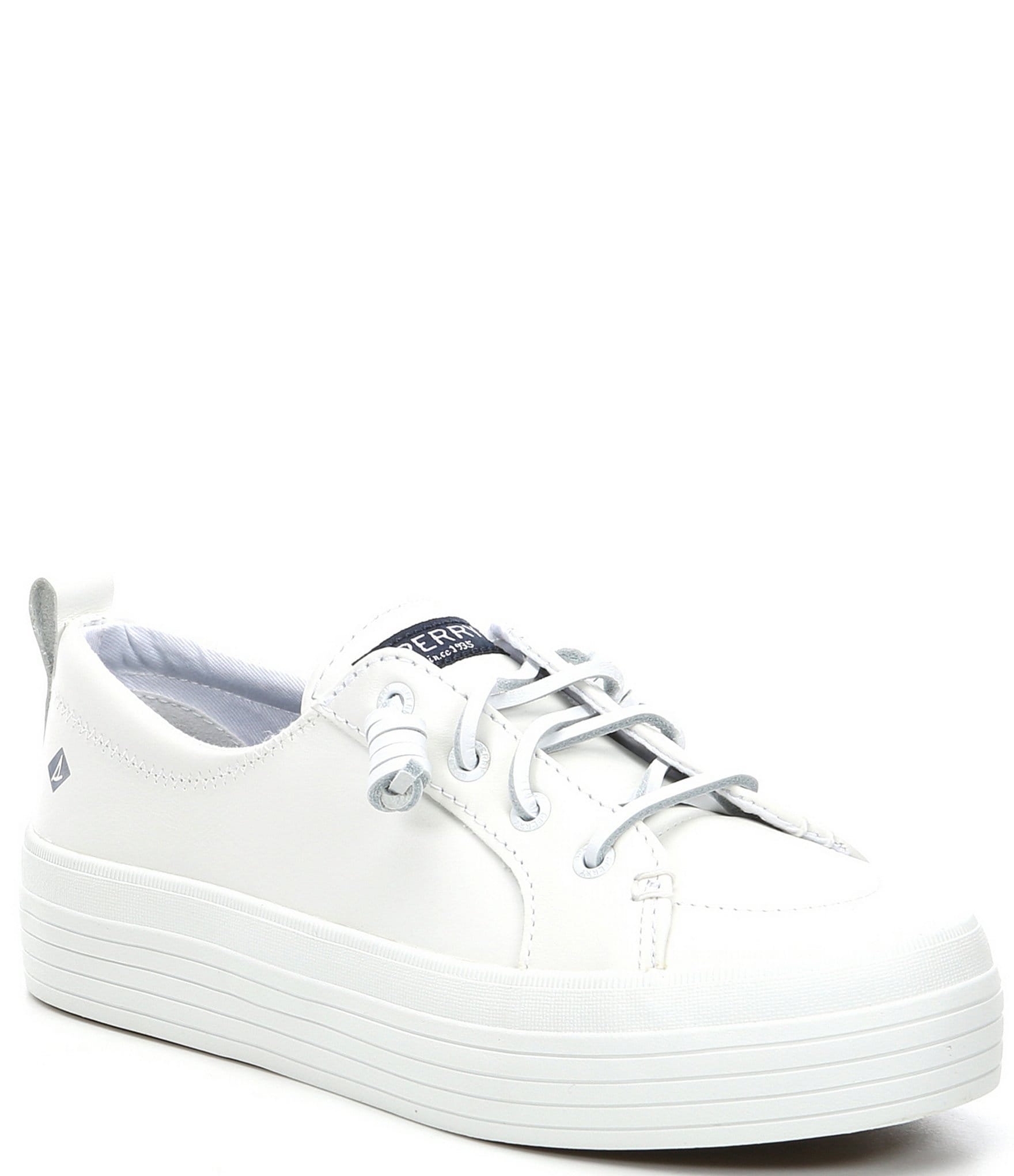 Sperry Crest Vibe Leather Platform Sneakers Dillard s