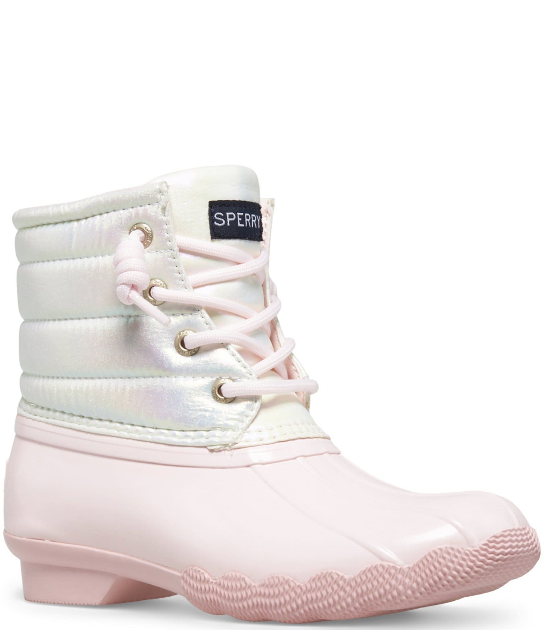 Sperry Girls Saltwater Water Resistant Boots Toddler Dillard s