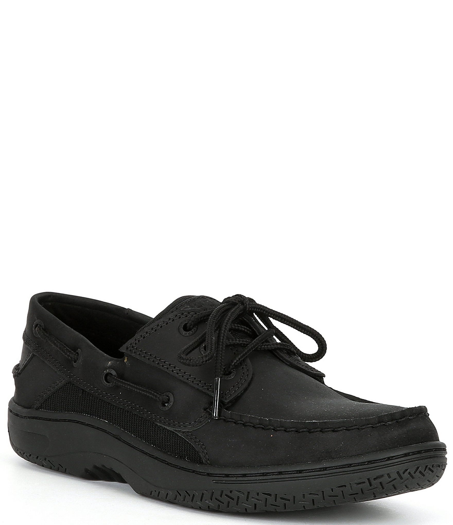 Semi-Formal Attire with Black Boat Shoes