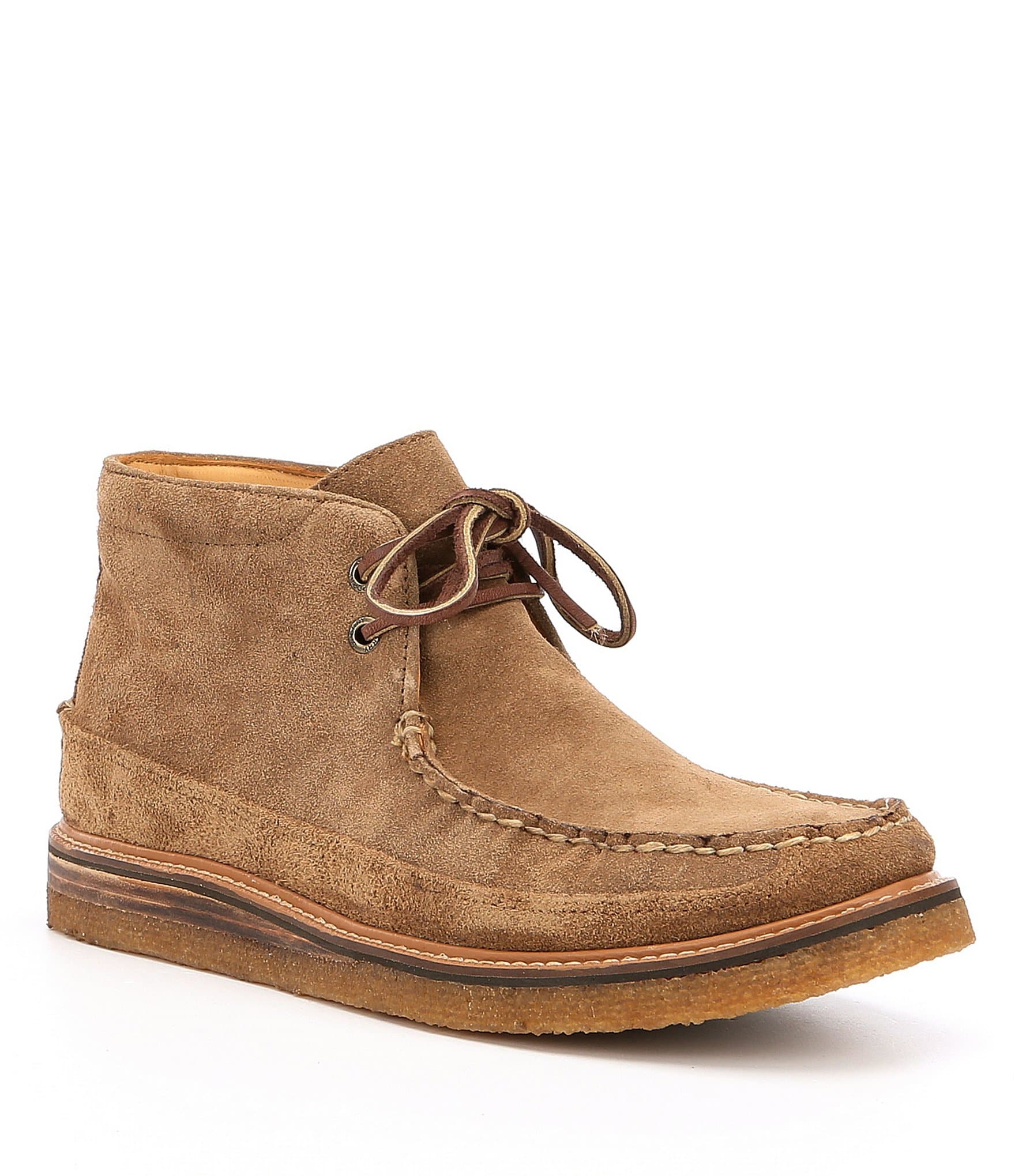 Sperry Mens Gold Crepe Suede Chukka Boots | Dillards