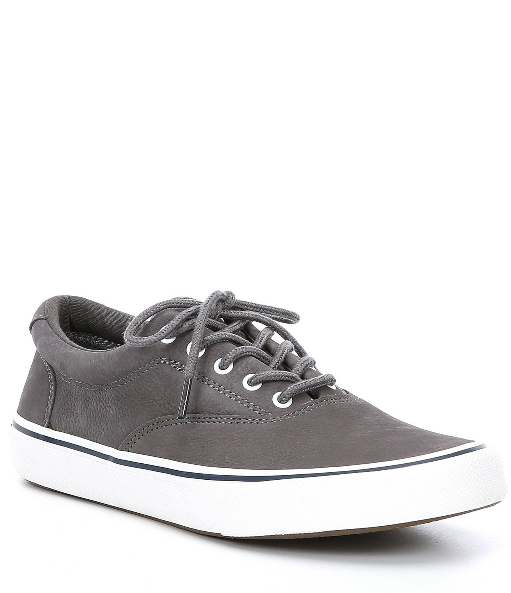 mens grey leather sneakers