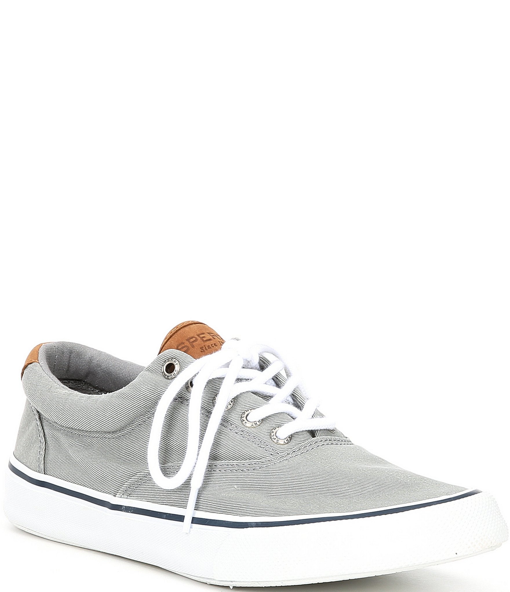 Mens grey sperry sales topsiders