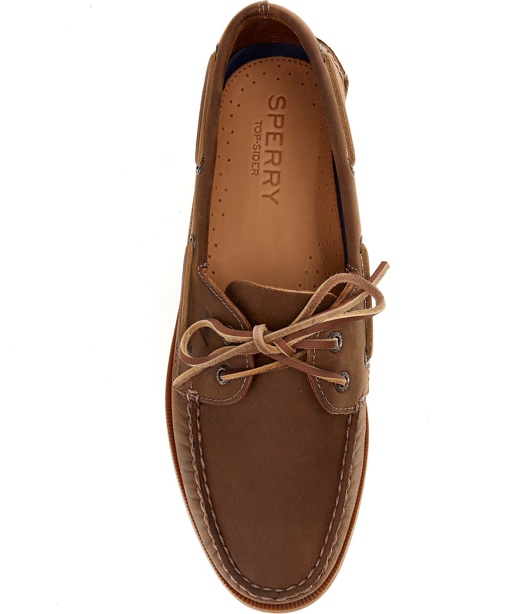 Sperry Men's Top Sider Authentic Original 2 Eye Leather Boat Shoes