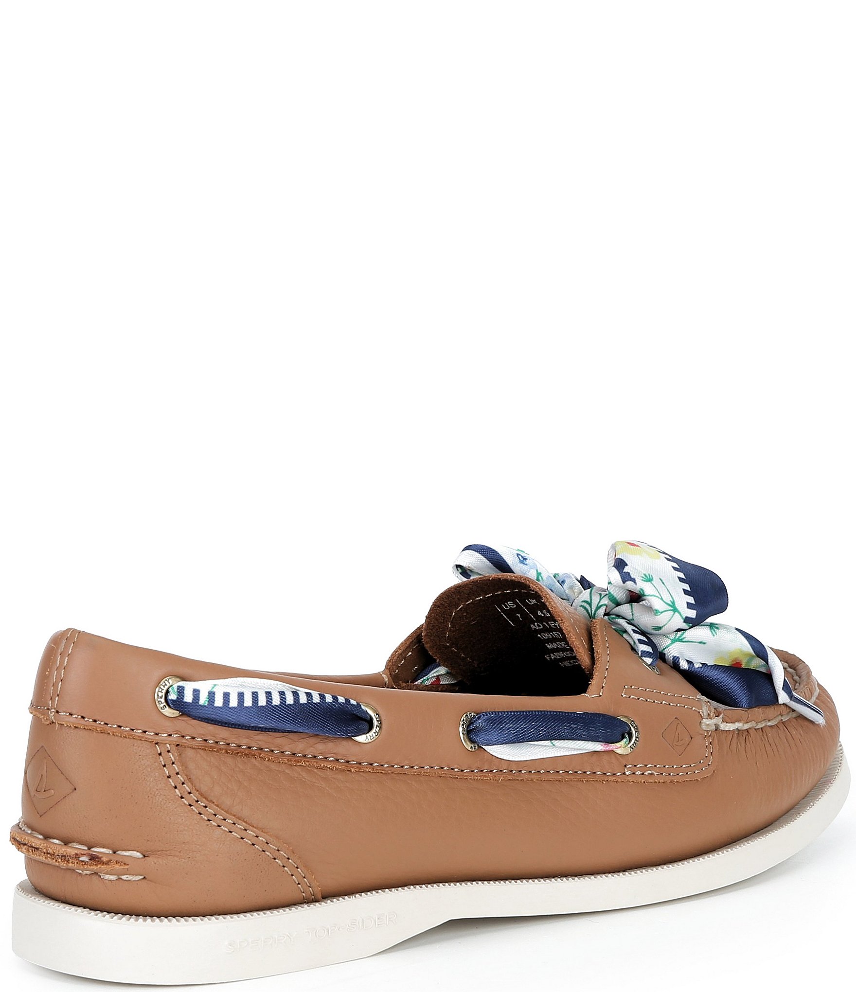 Sperry Women's AO 1-Eye Floral Ribbon Boat Shoes