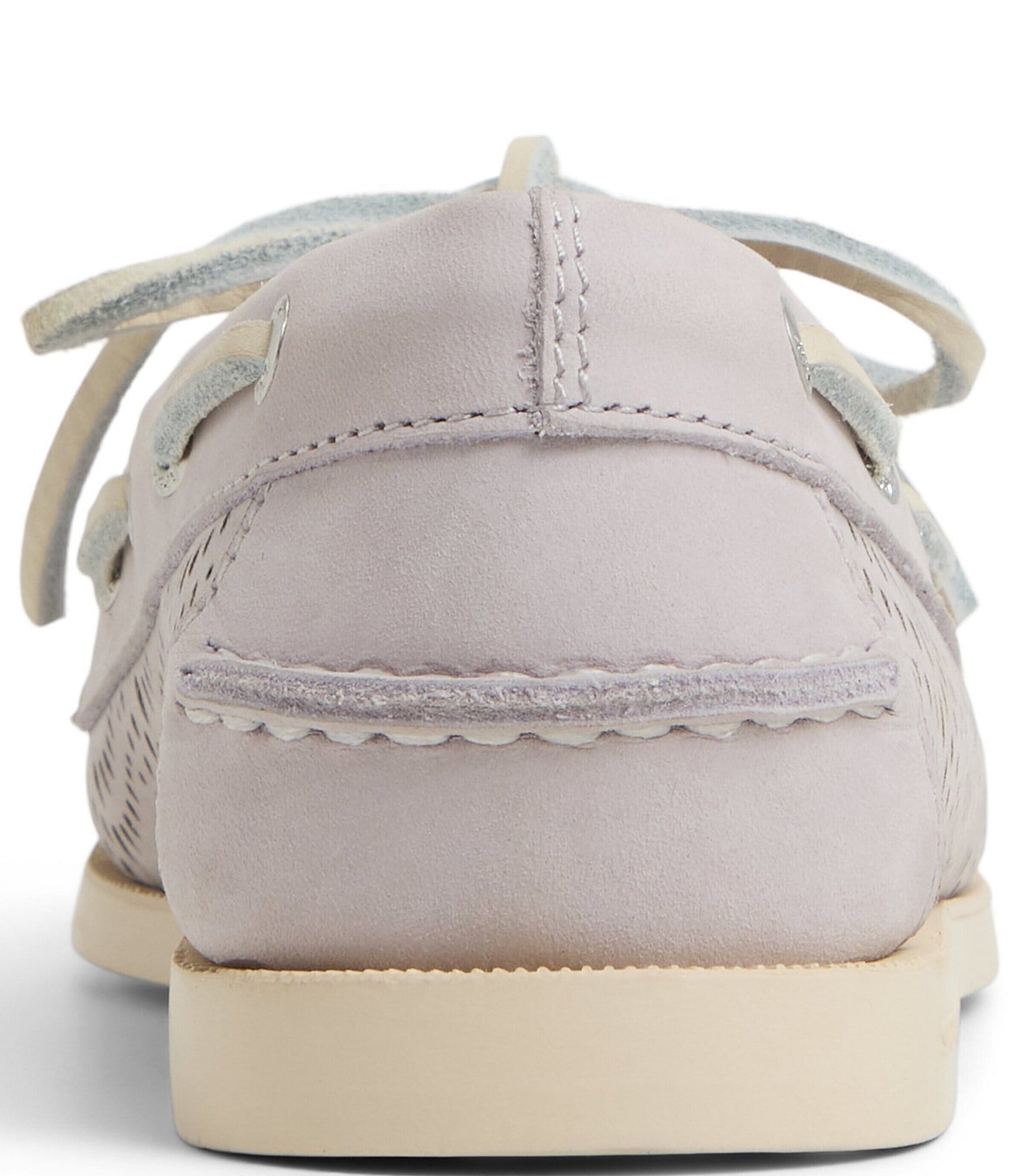 Sperry Women's Authentic Original 2-Eye Perforated Nubuck Suede Boat Shoes