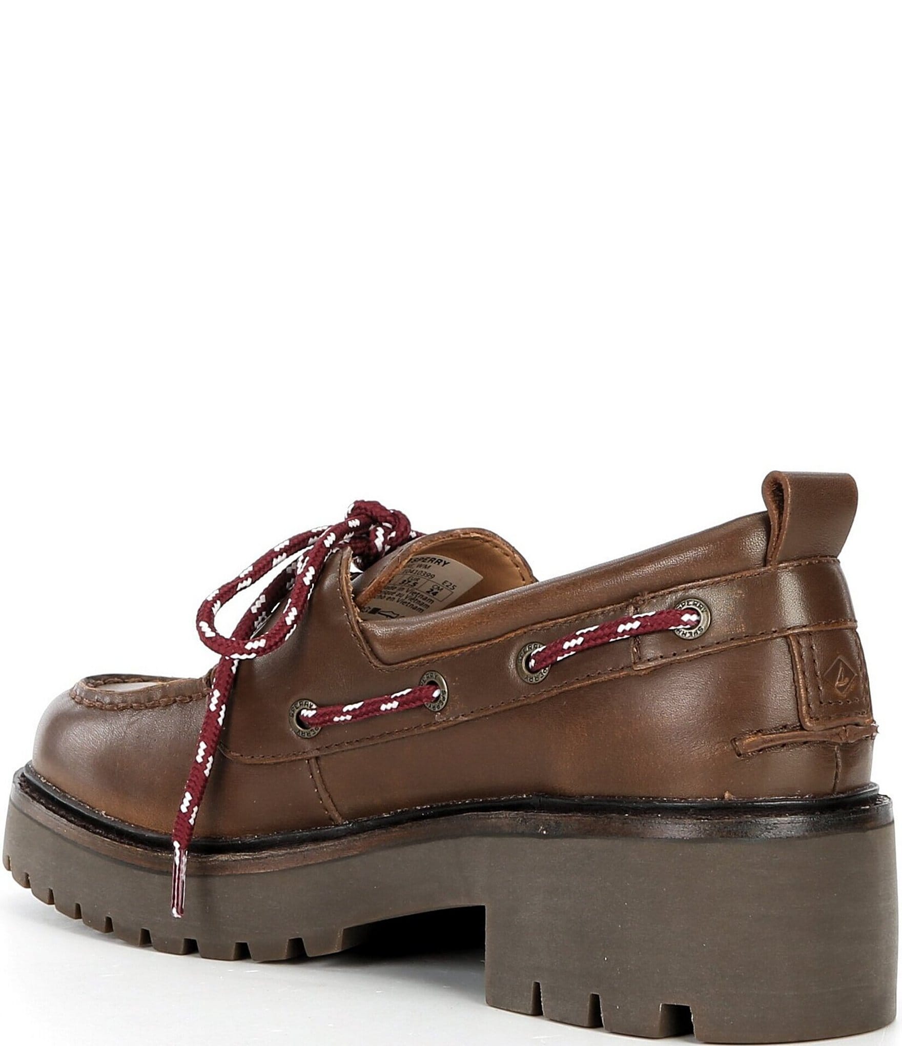 Sperry Women's Authentic Original Lug 2-Eye Heeled Boat Shoes