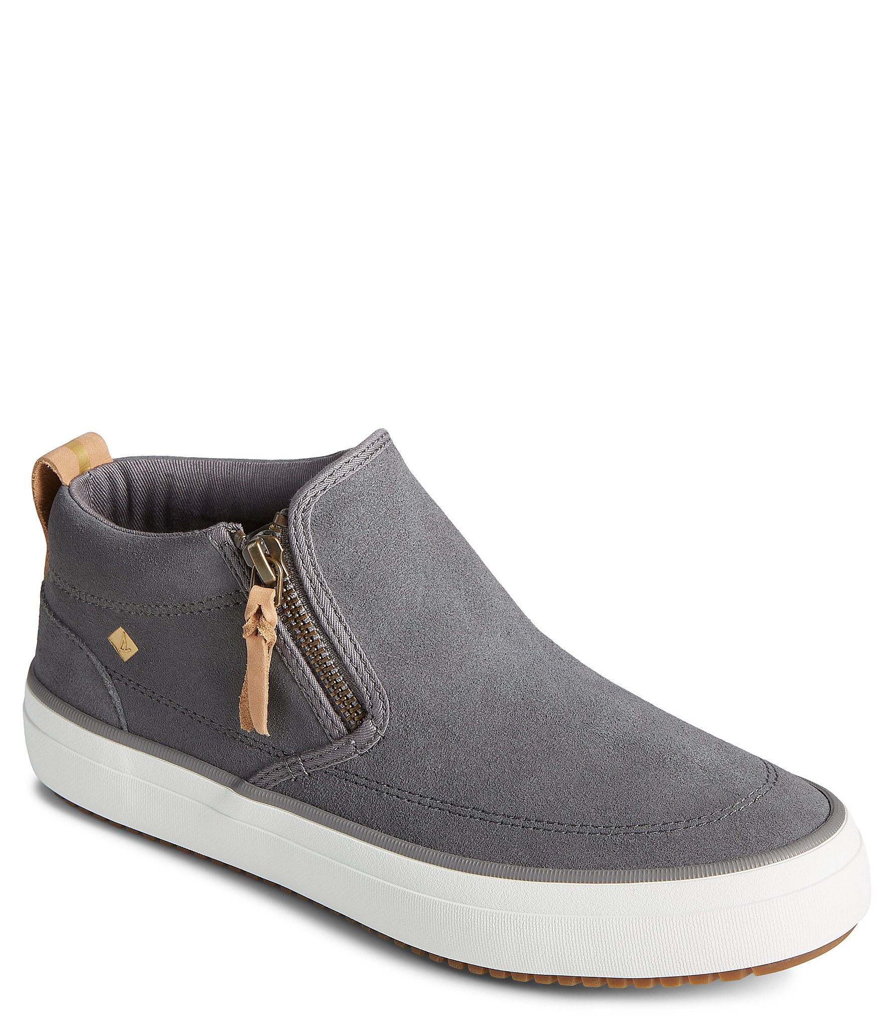 women's crest lug suede chukka