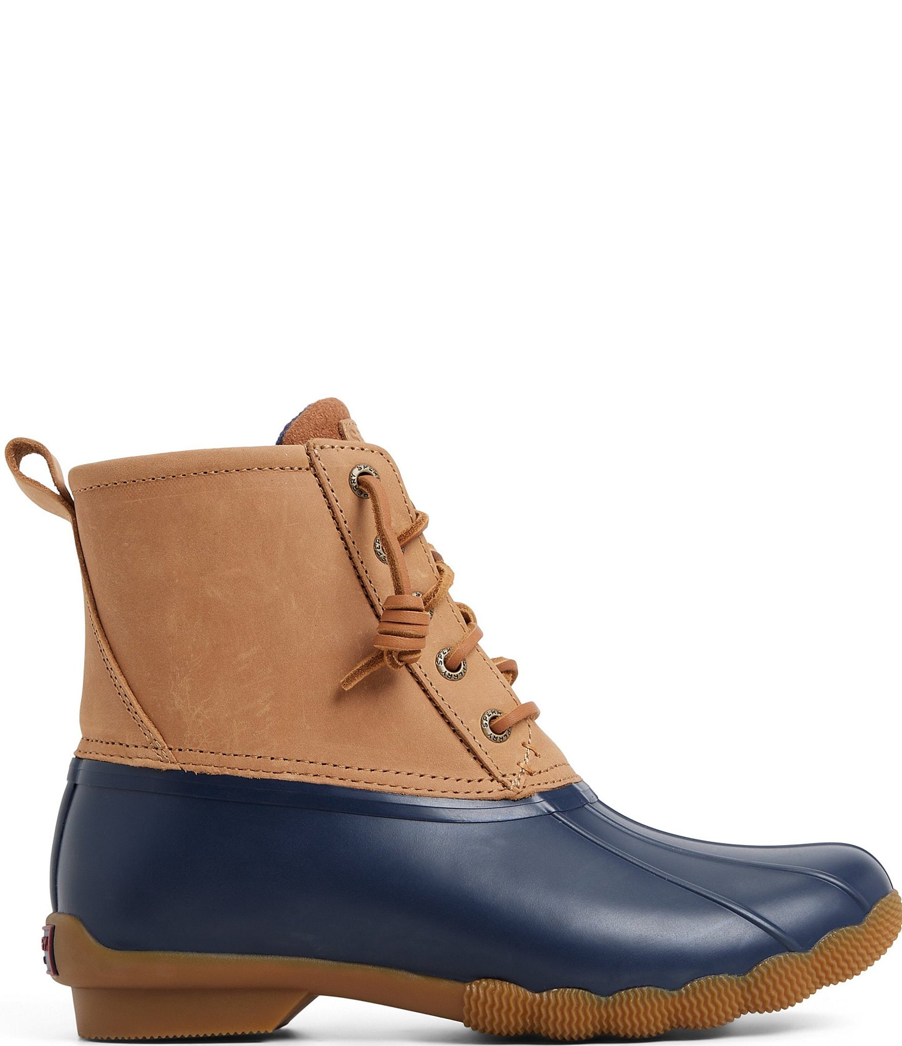 Sperry Women's Saltwater Lace Up Waterproof Duck Booties