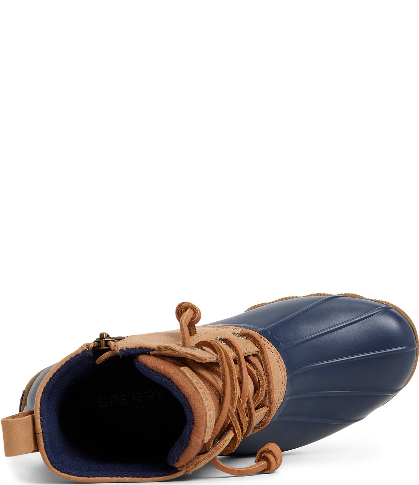 Sperry Women's Saltwater Lace Up Waterproof Duck Booties