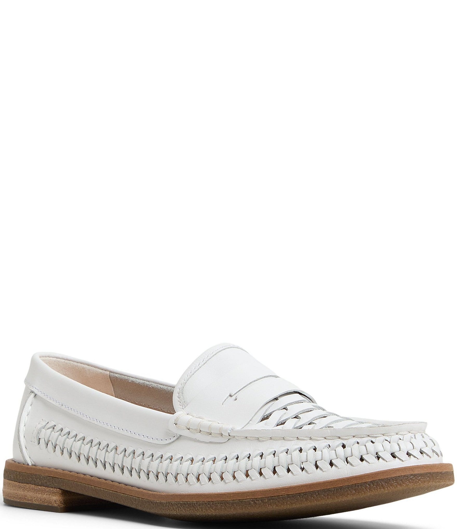 Sperry Women's Seaport Woven Leather Loafers | Dillard's